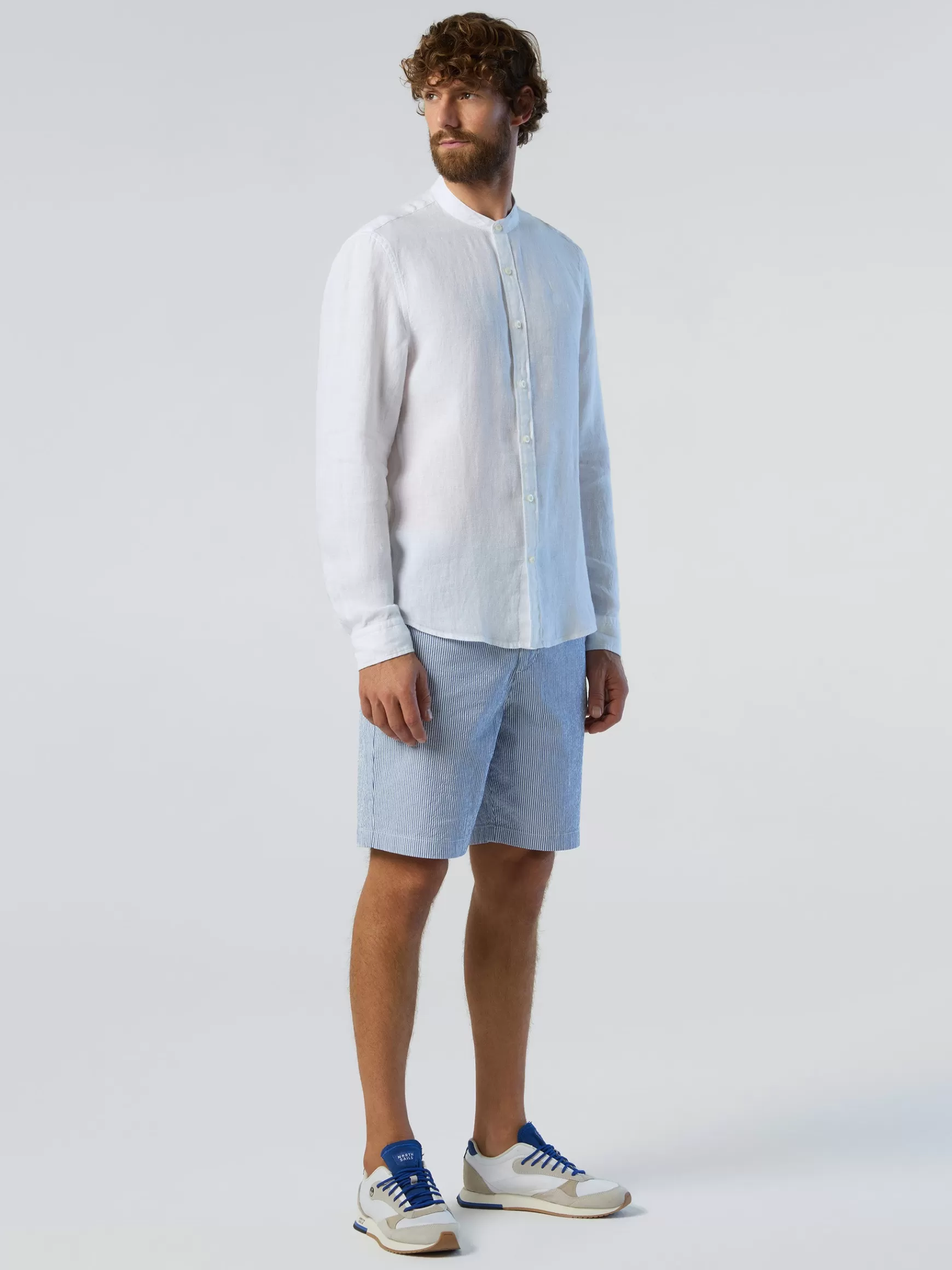 North Sails Bermuda Freedom in seersucker a righe>Uomo Outlet | Pantaloncini