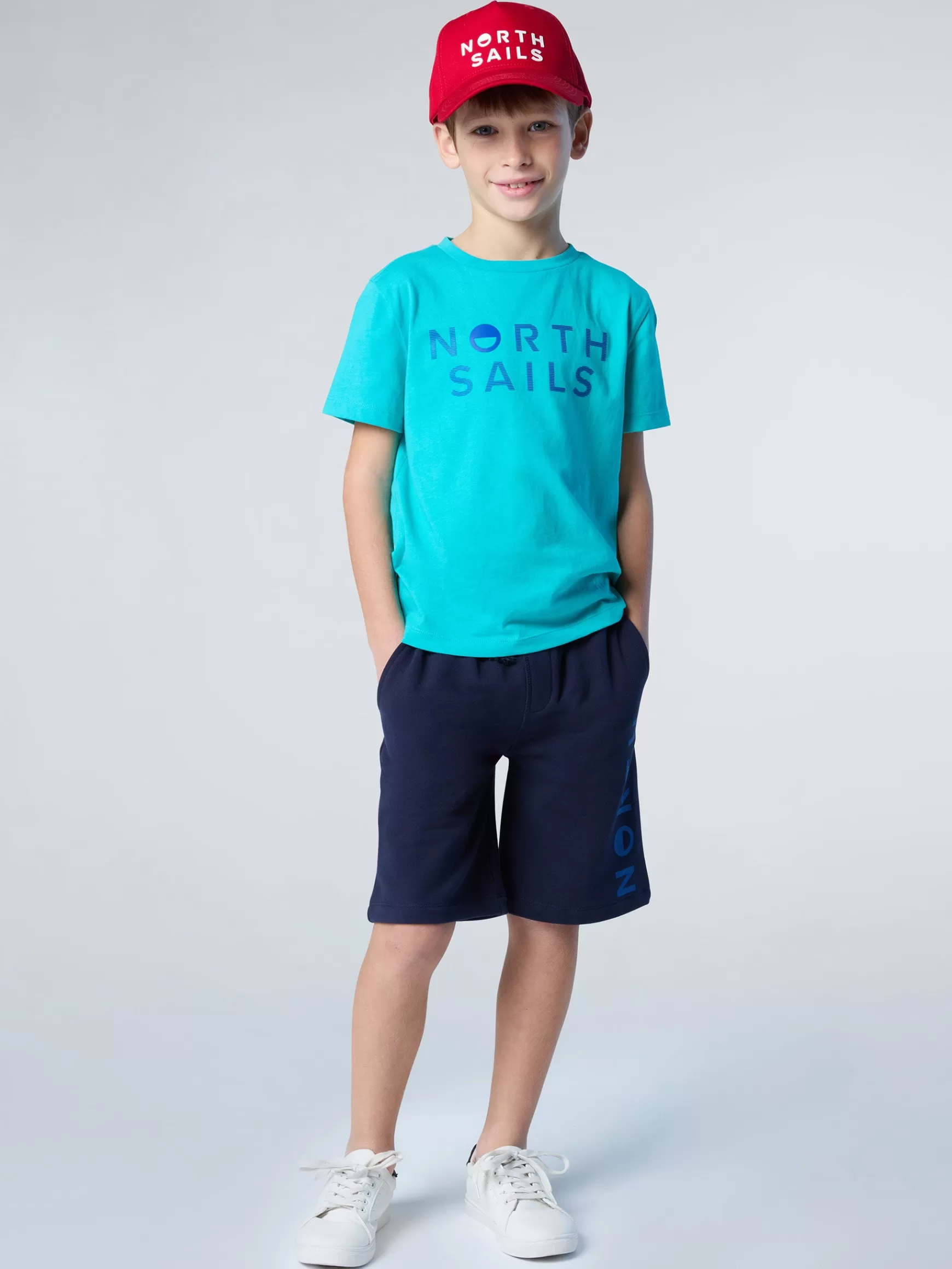 North Sails Bermuda in felpa con logo> Outlet | Pantaloncini