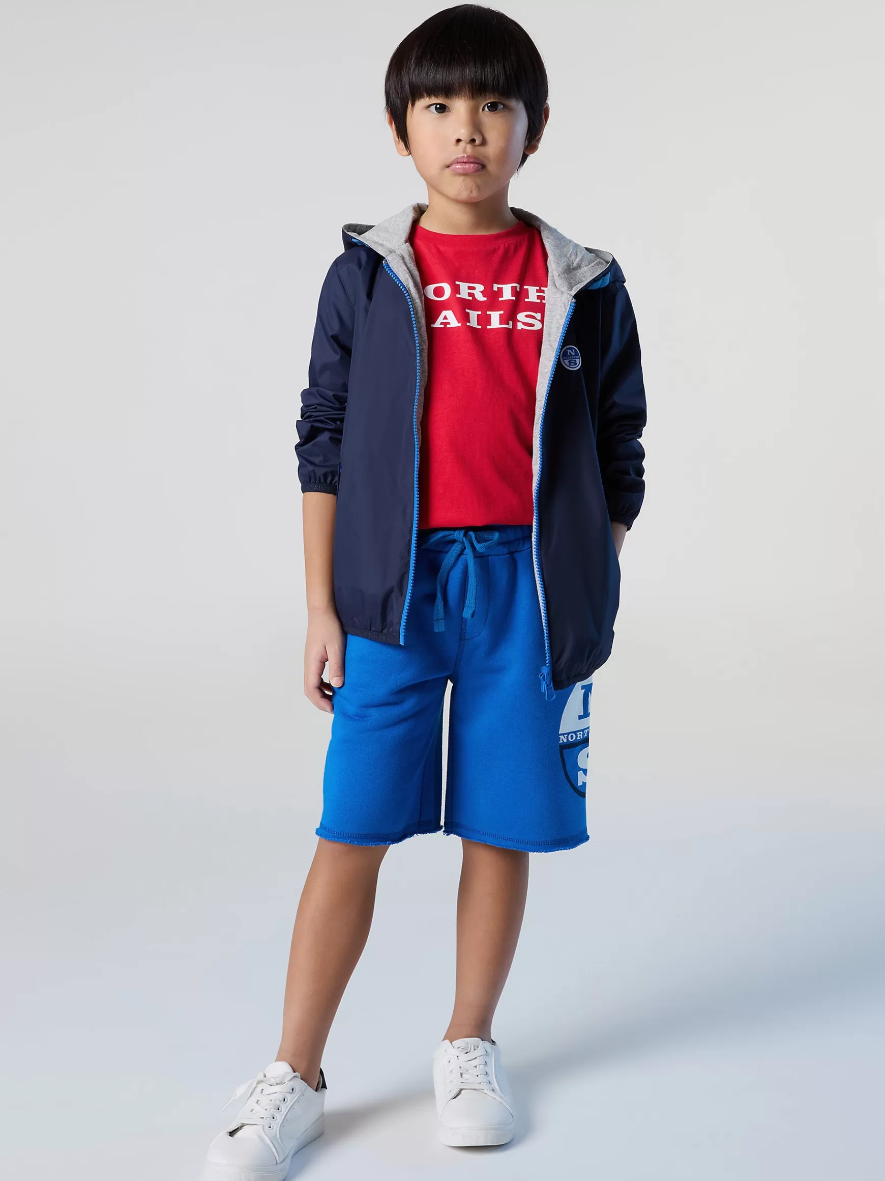 North Sails Bermuda in felpa con stampa> Outlet | Pantaloncini