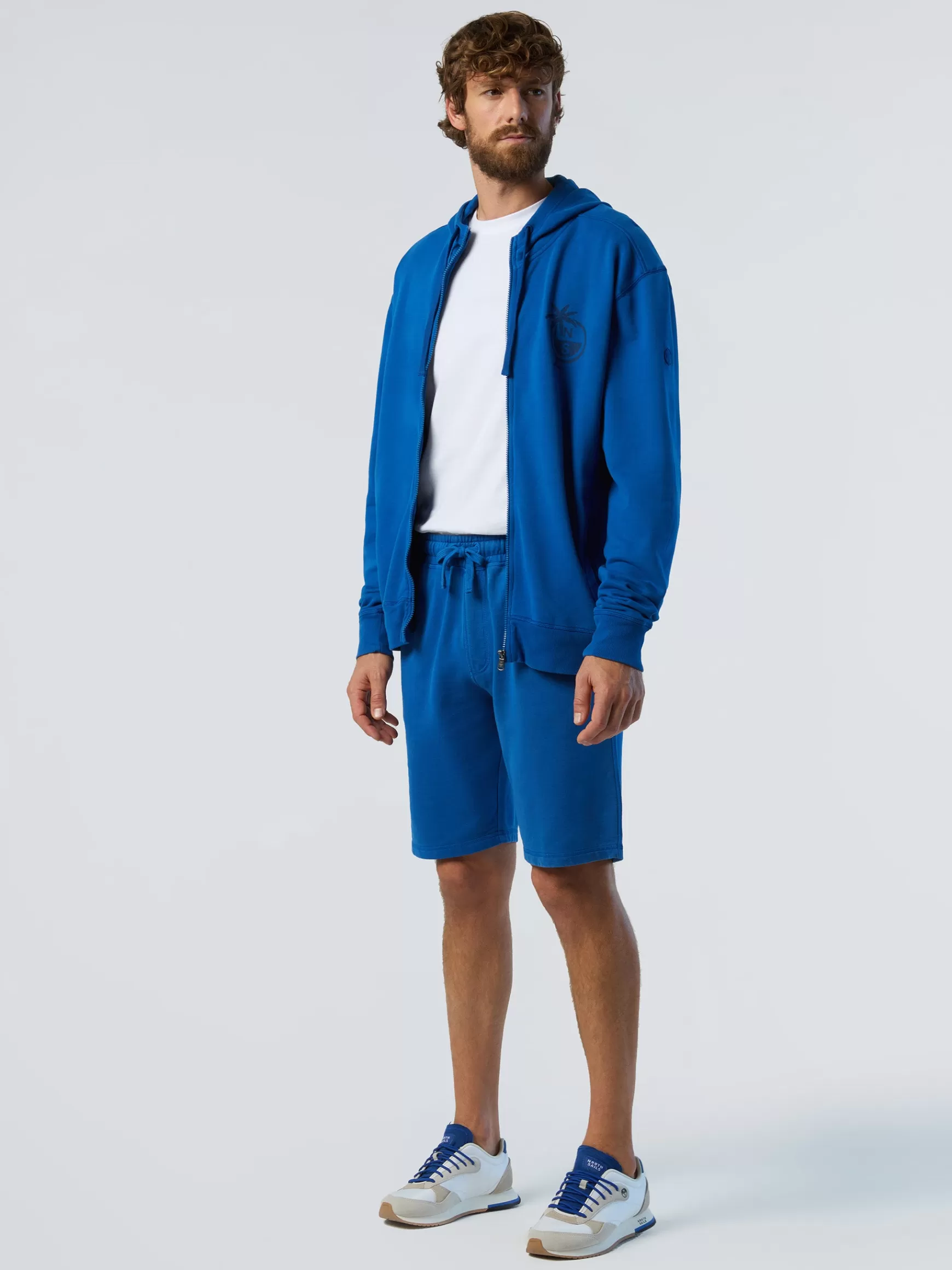 North Sails Bermuda in felpa con stampa>Uomo Outlet | Pantaloncini