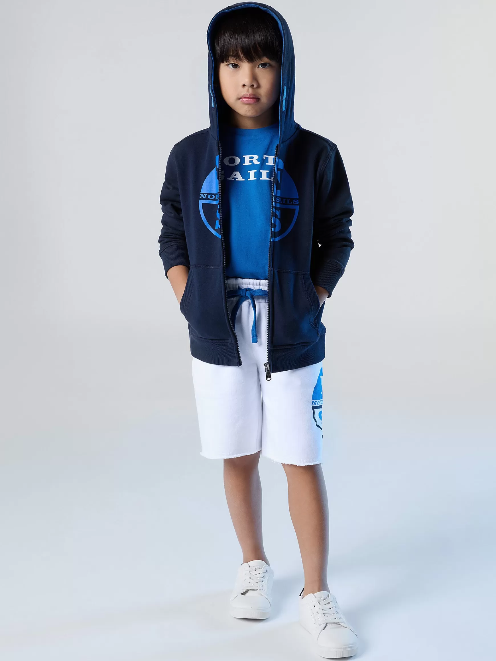 North Sails Bermuda in felpa con stampa> Outlet | Pantaloncini