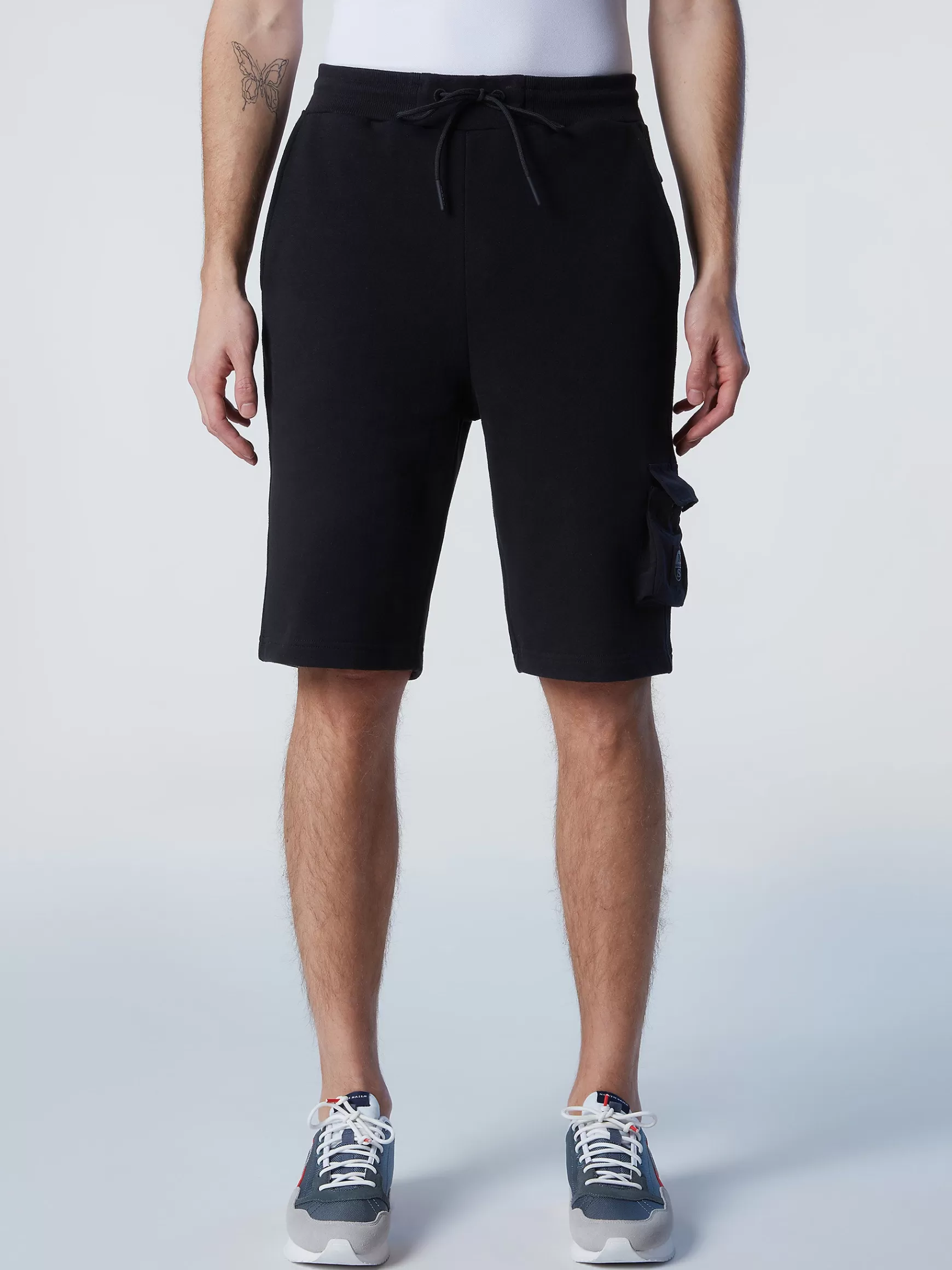North Sails Bermuda in felpa con tasca>Uomo Outlet | Pantaloncini