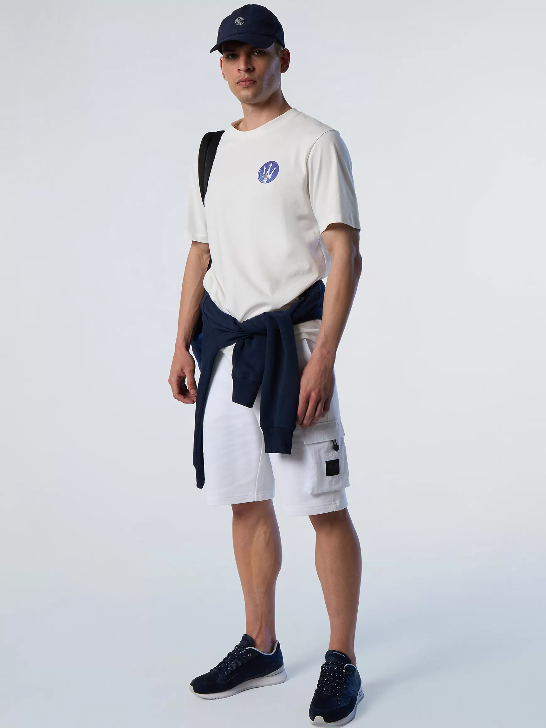 North Sails Bermuda in felpa con tasca>Uomo Outlet | Pantaloncini
