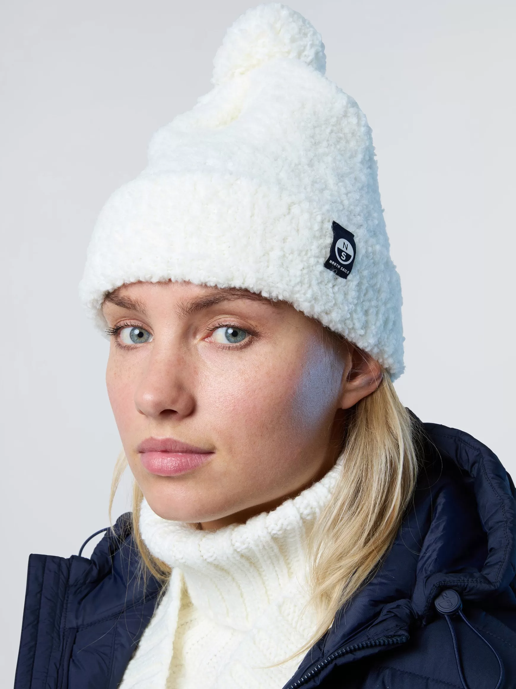 North Sails Berretto in bouclé con pon-pon>Donna Accessori