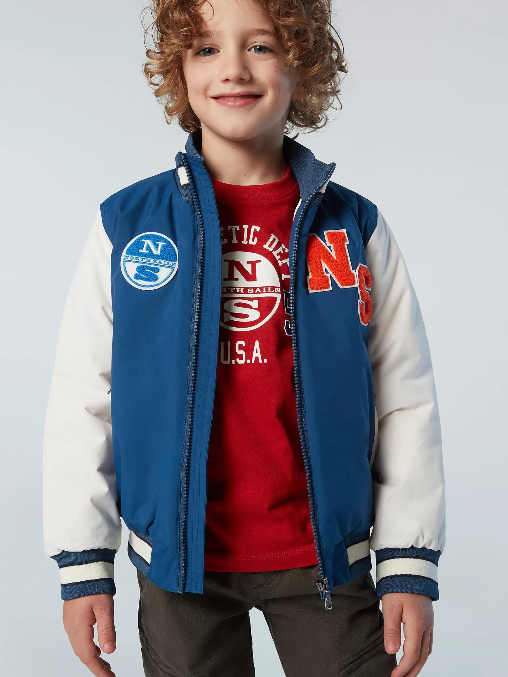 North Sails Bomber in stile varsity> Outlet | Giacche