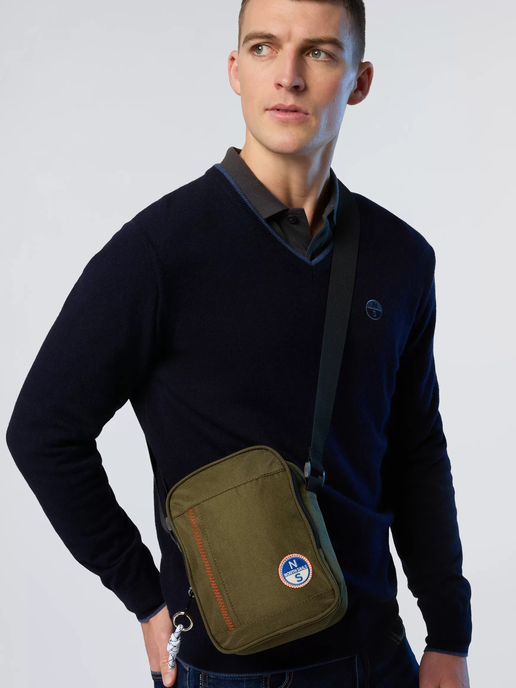 North Sails Borsa crossbody in canvas>Uomo Borse
