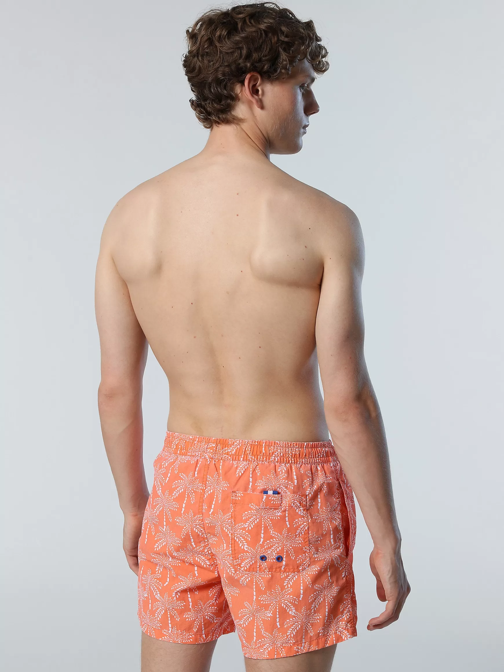 North Sails Boxer mare con motivo tropical>Uomo Outlet | Costumi Da Bagno