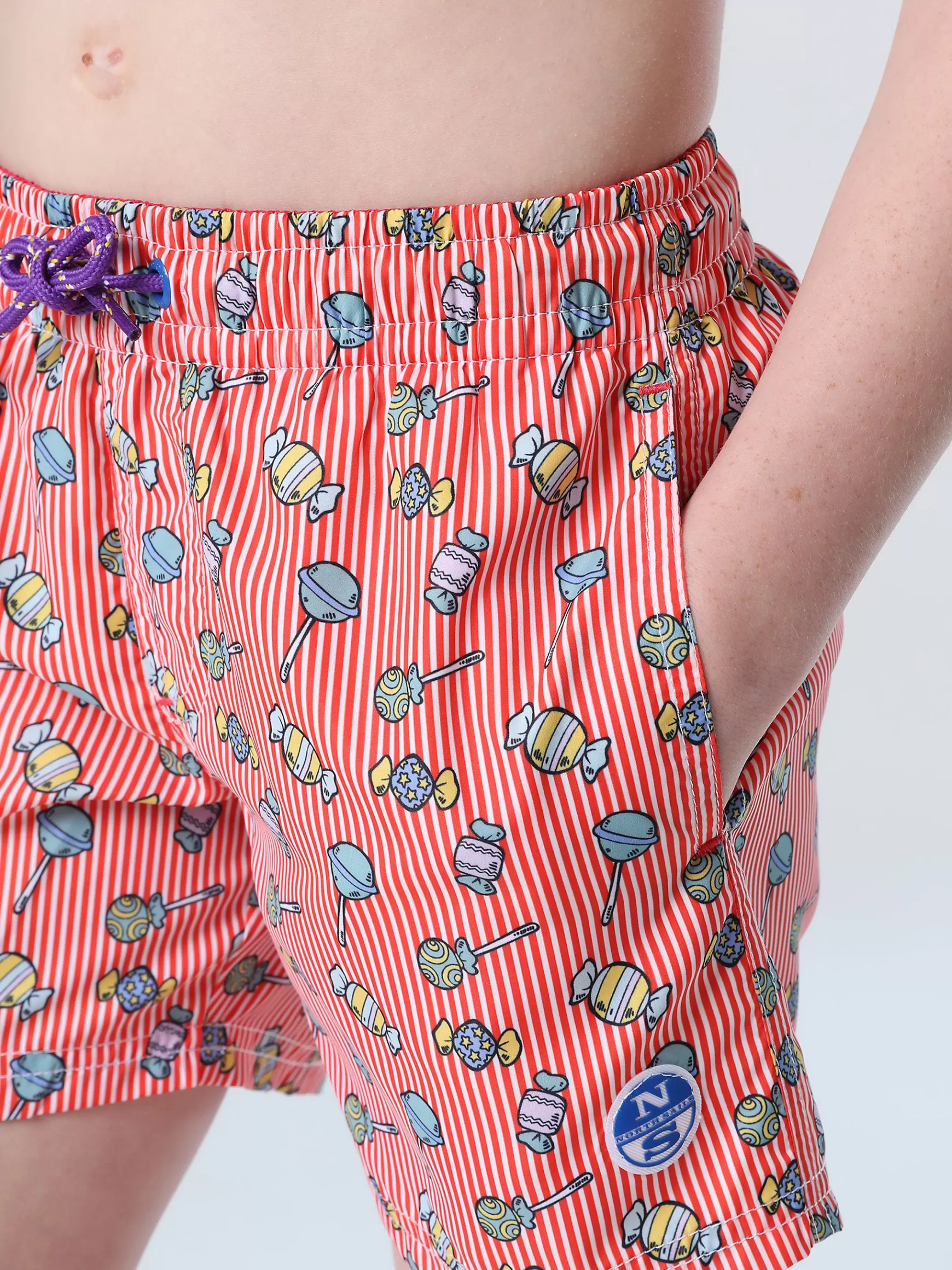 North Sails Boxer mare con stampa grafica> Outlet | Costumi Da Bagno