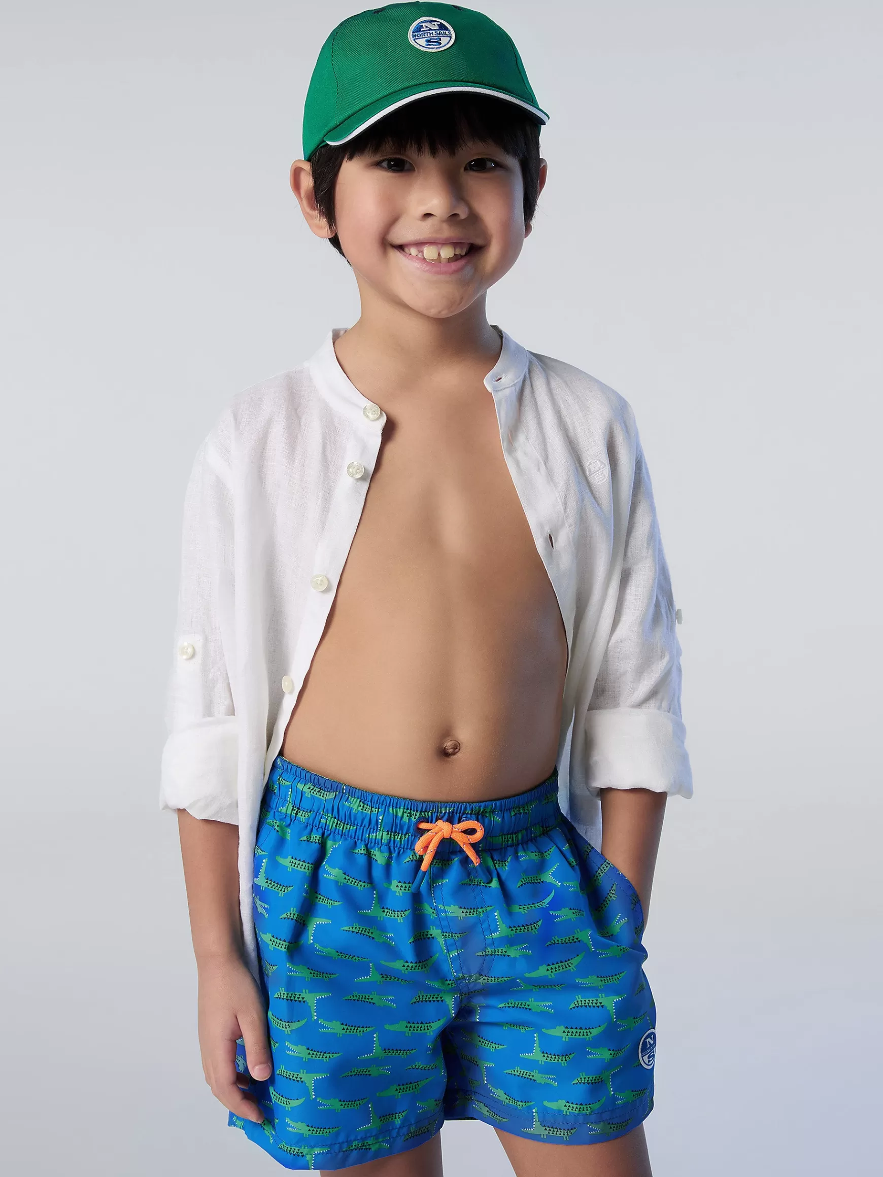 North Sails Boxer mare con stampa grafica> Outlet | Costumi Da Bagno