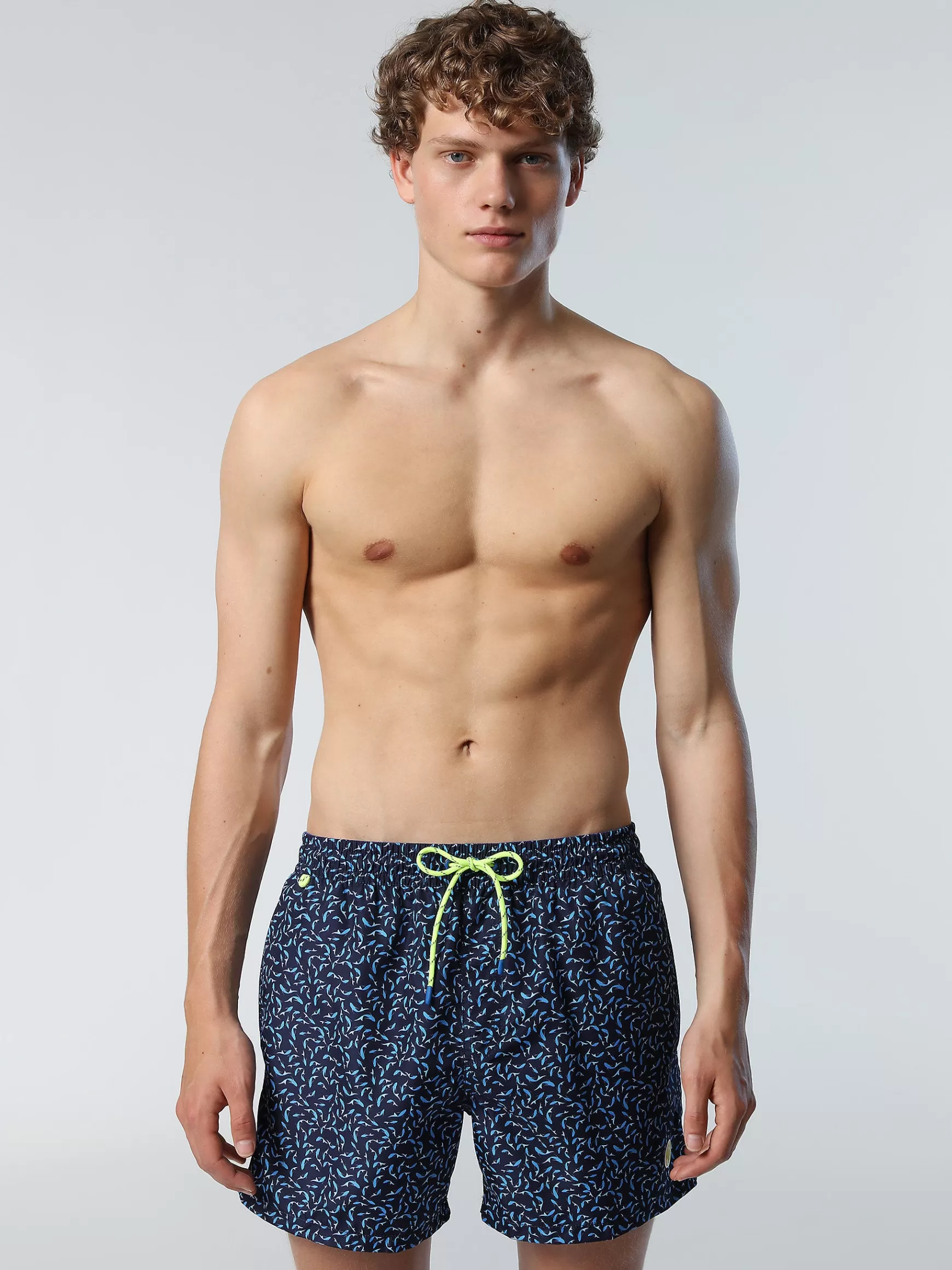 North Sails Boxer mare con stampa oceano>Uomo Outlet | Costumi Da Bagno