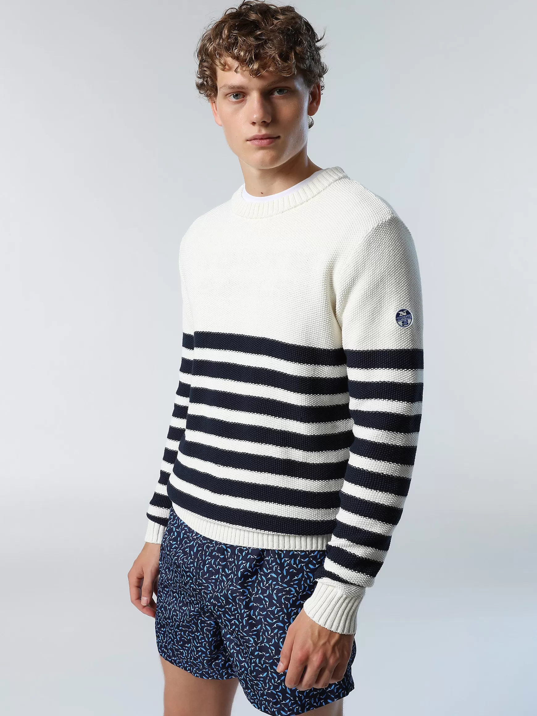 North Sails Boxer mare con stampa oceano>Uomo Outlet | Costumi Da Bagno