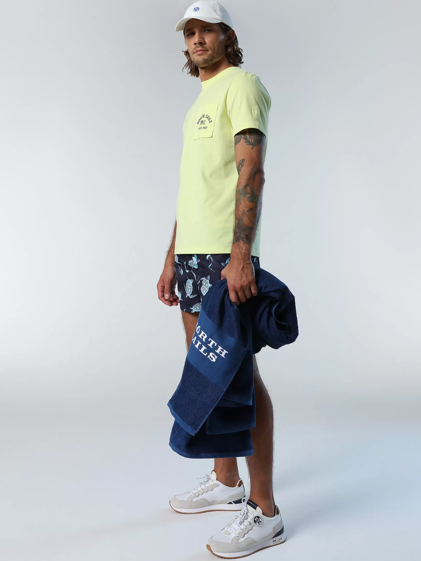 North Sails Boxer mare con stampa oceano>Uomo Outlet | Costumi Da Bagno