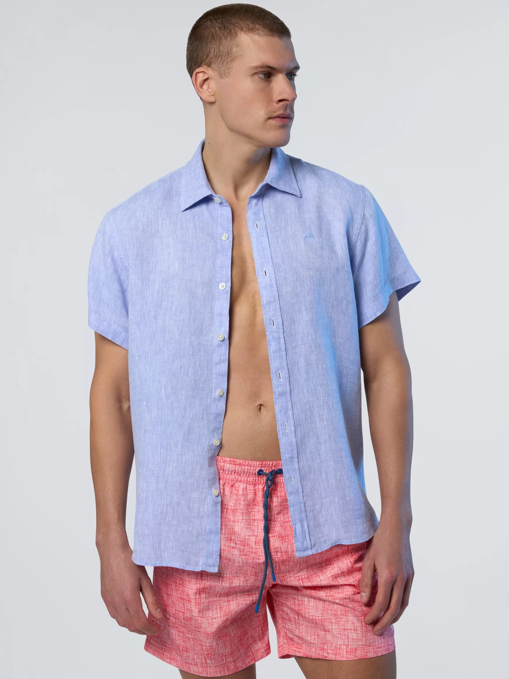 North Sails Boxer mare effetto lino>Uomo Outlet | Costumi Da Bagno