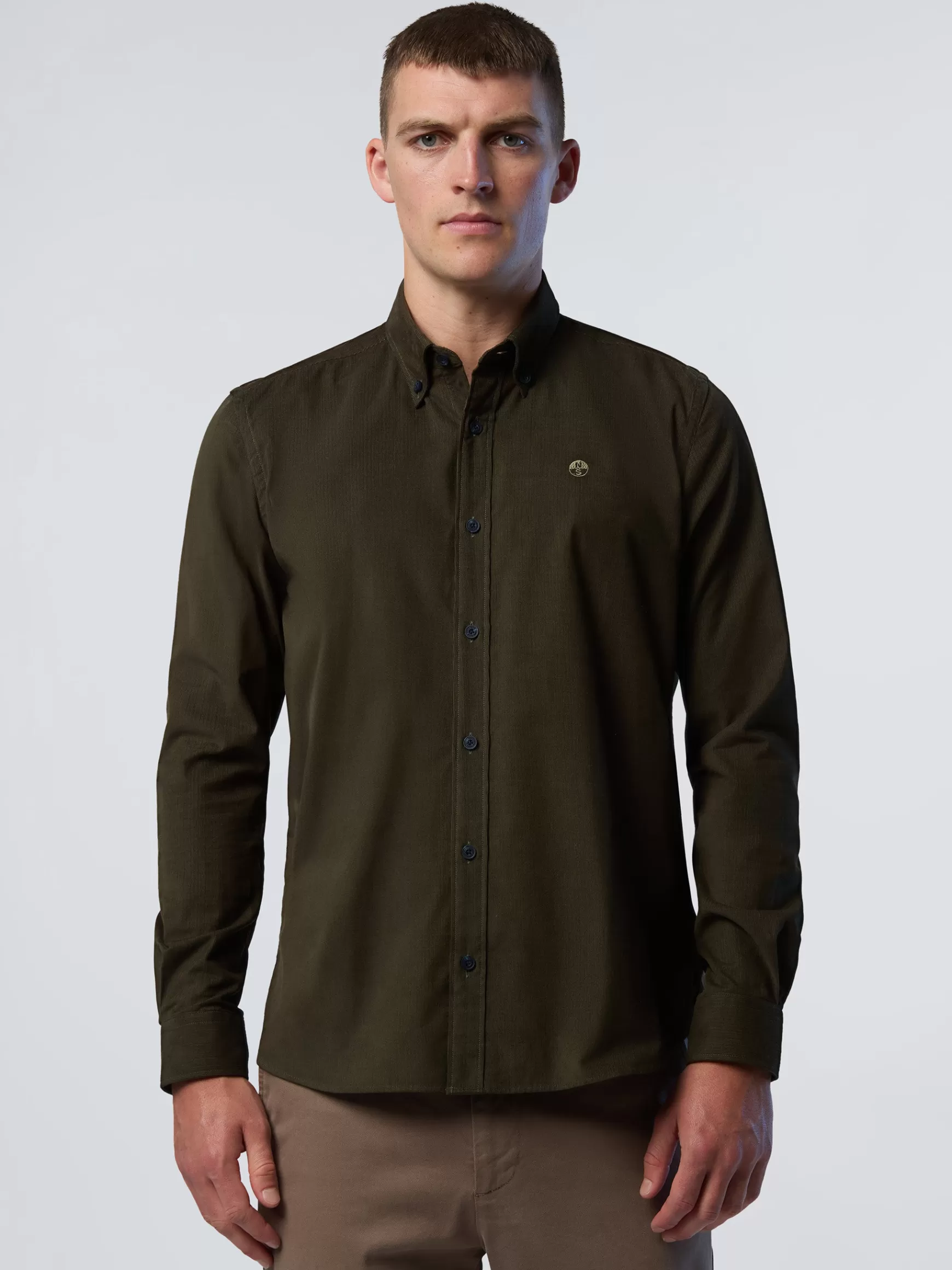 North Sails Camicia button-down in velluto>Uomo Camicie
