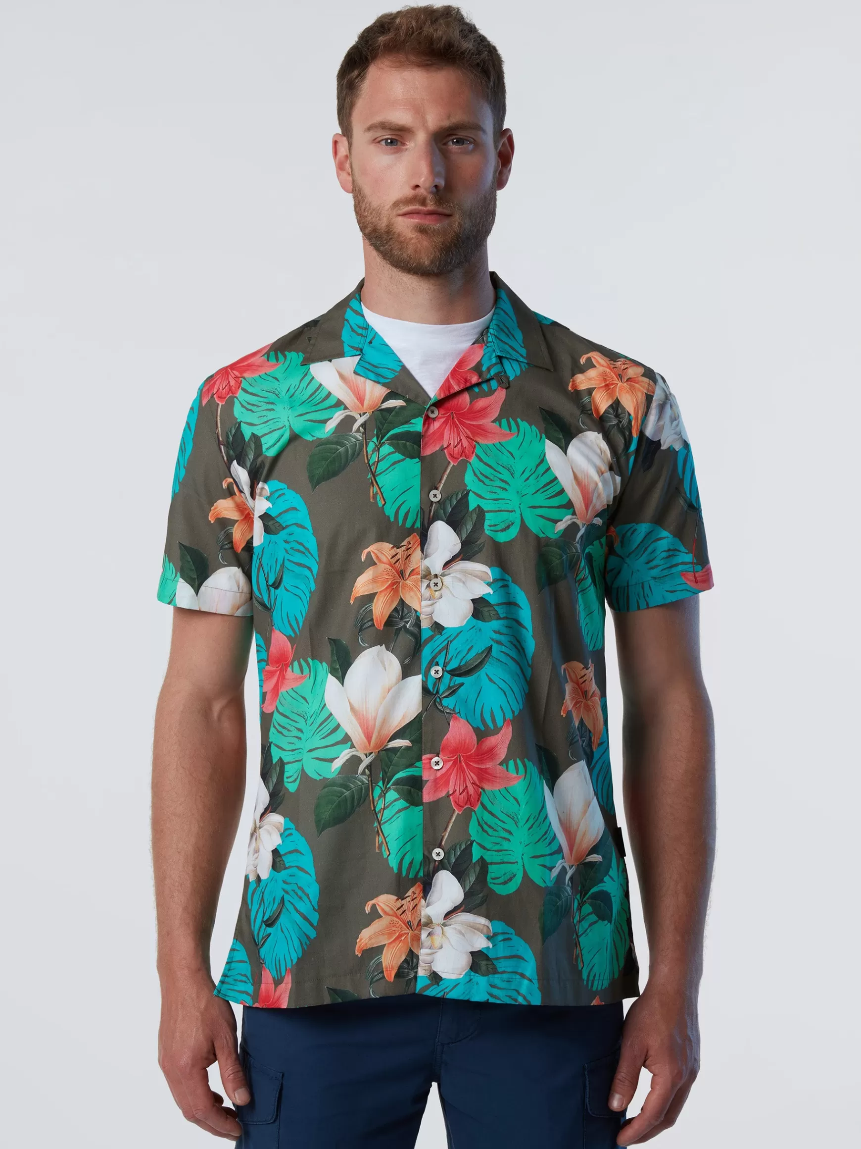 North Sails Camicia con stampa tropicale>Uomo Outlet | Camicie