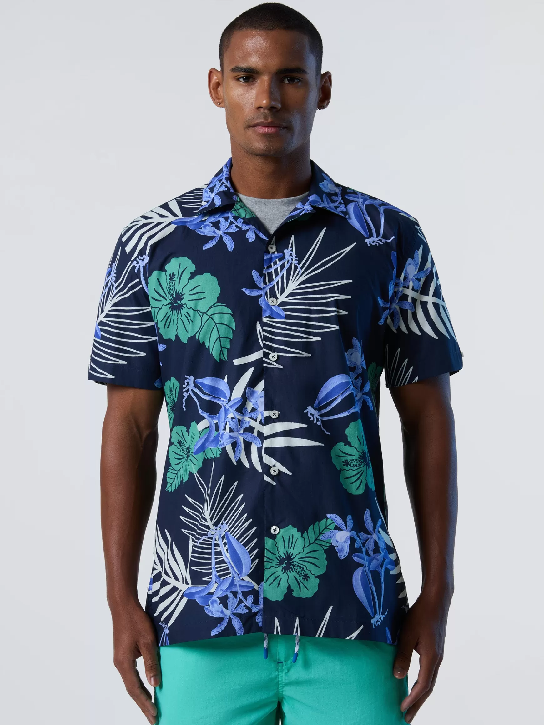 North Sails Camicia con stampa tropicale>Uomo Outlet | Camicie