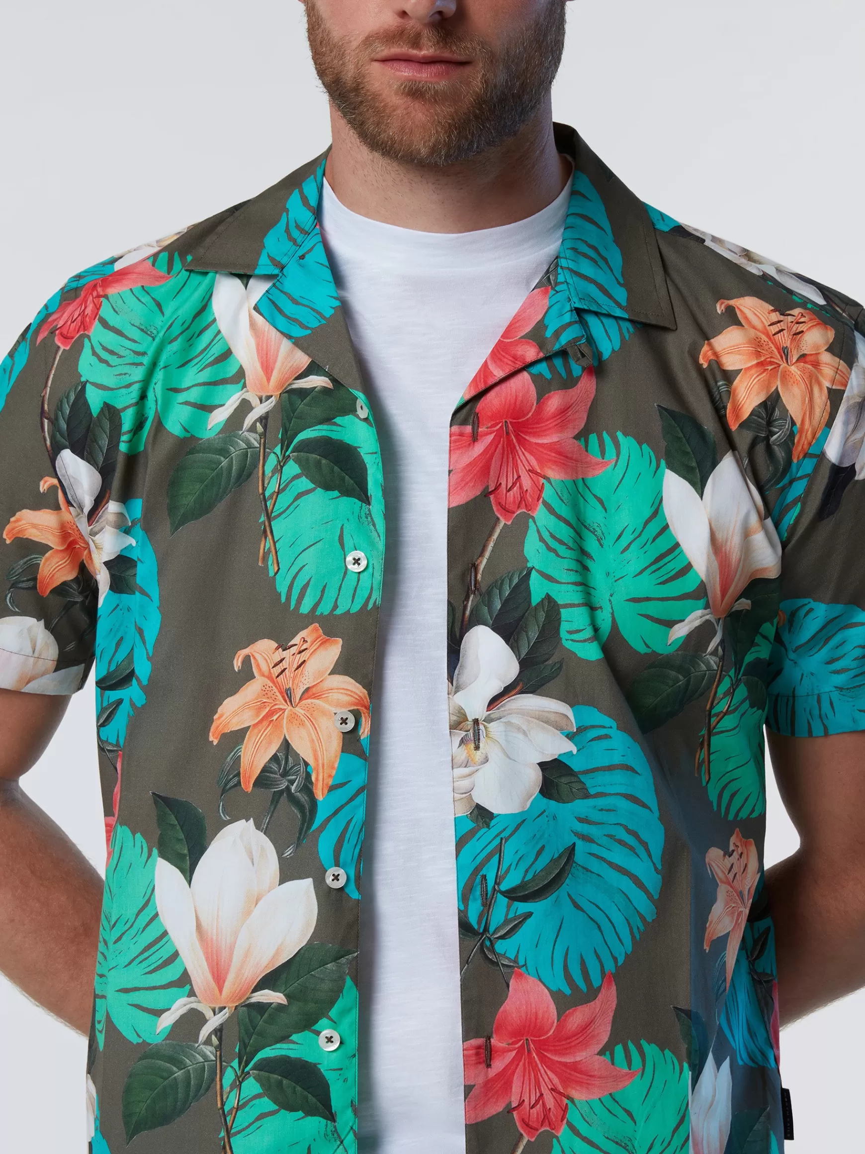 North Sails Camicia con stampa tropicale>Uomo Outlet | Camicie