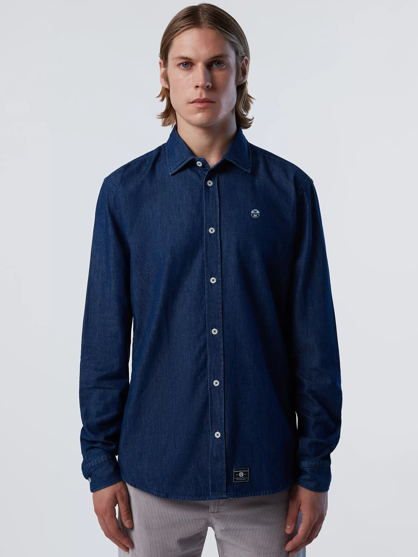 North Sails Camicia in cotone chambray>Uomo Outlet | Camicie