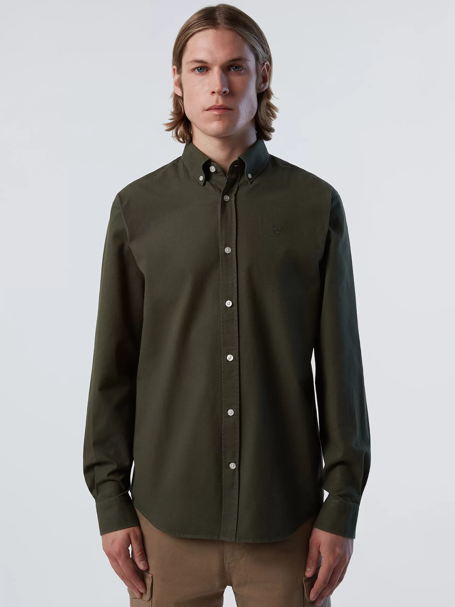 North Sails Camicia in cotone riciclato>Uomo Outlet | Camicie