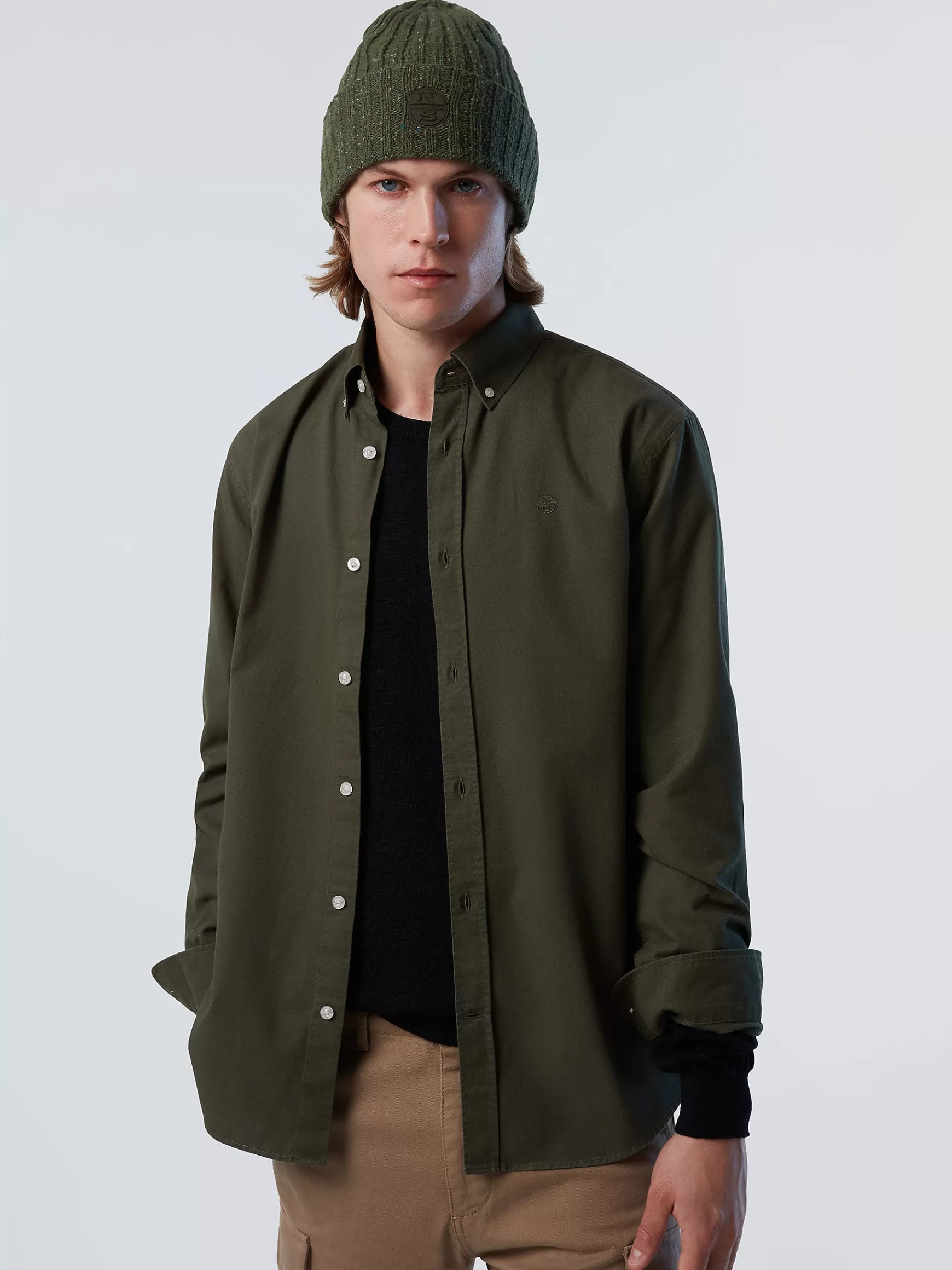 North Sails Camicia in cotone riciclato>Uomo Outlet | Camicie