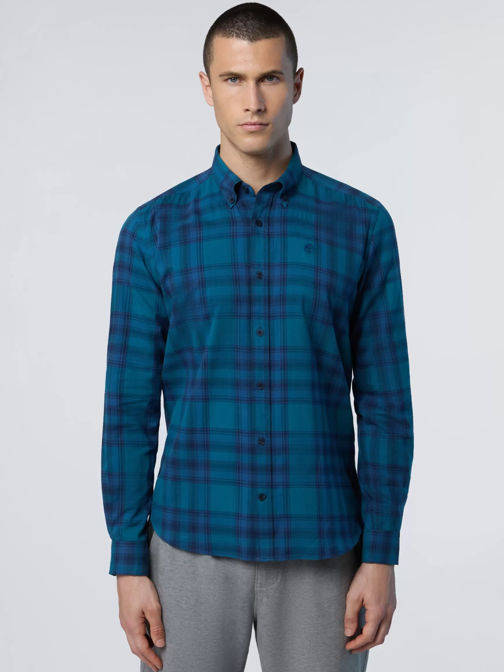 North Sails Camicia in flanella a quadri>Uomo Camicie
