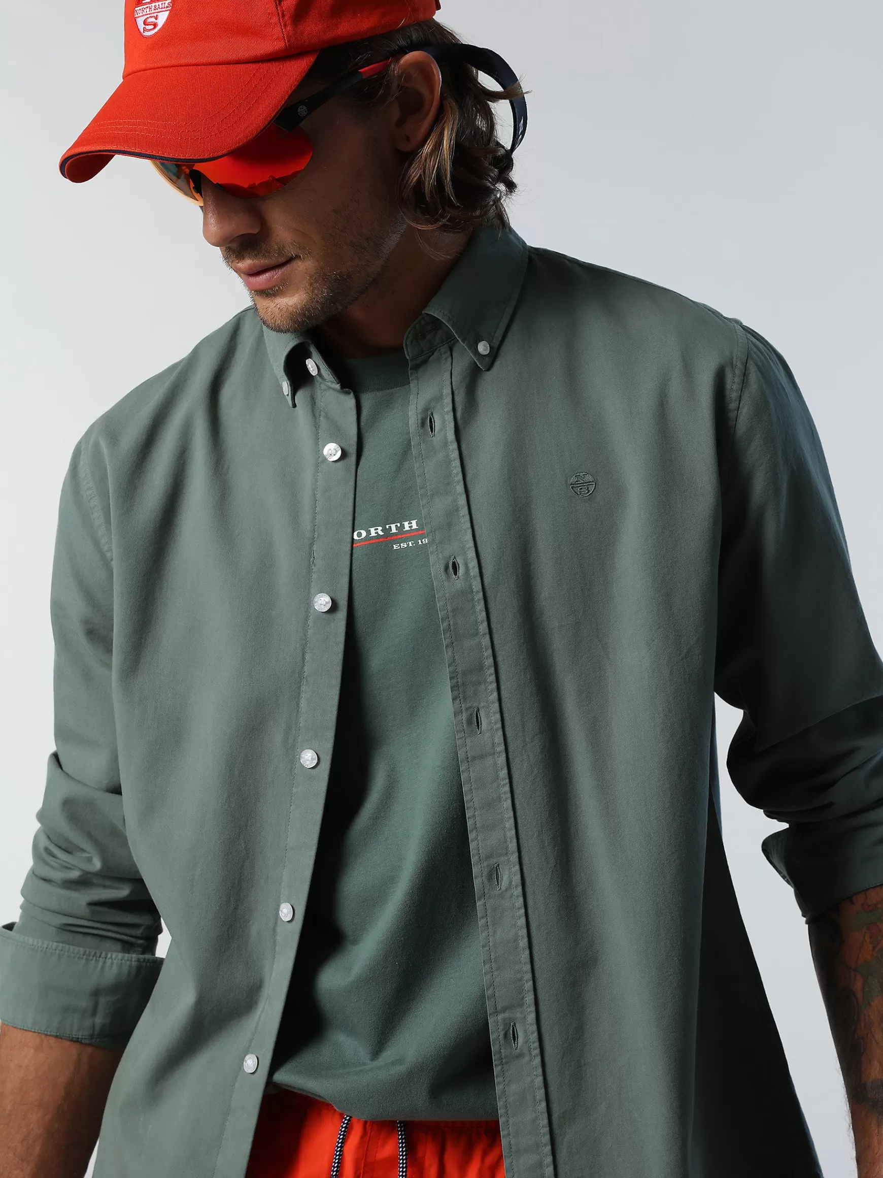 North Sails Camicia in gabardina>Uomo Outlet | Camicie