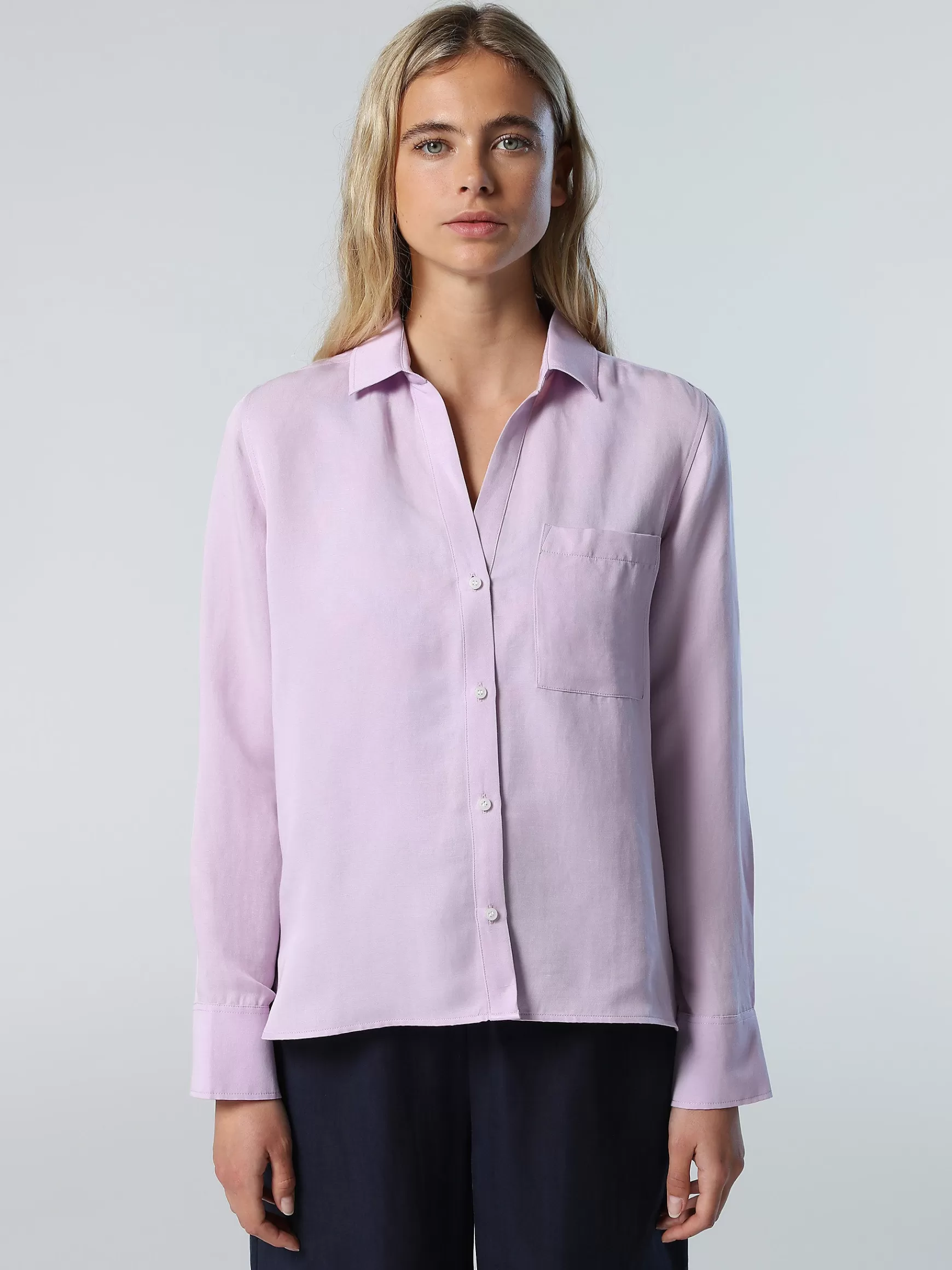 North Sails Camicia in lino e tencel>Donna Outlet | Camicie
