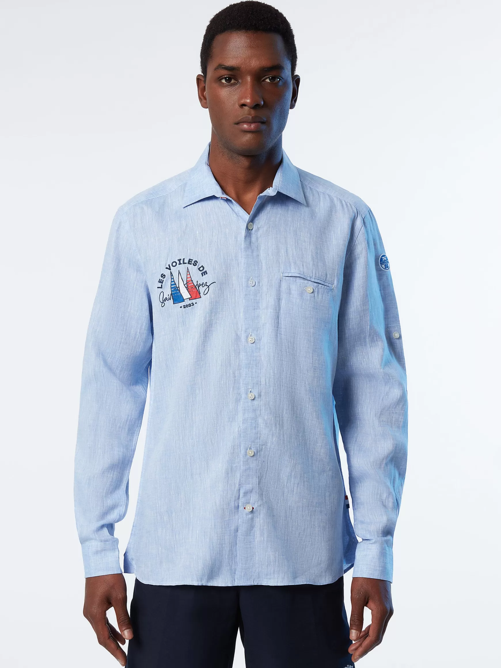 North Sails Camicia in lino Saint-Tropez>Uomo Outlet | Camicie
