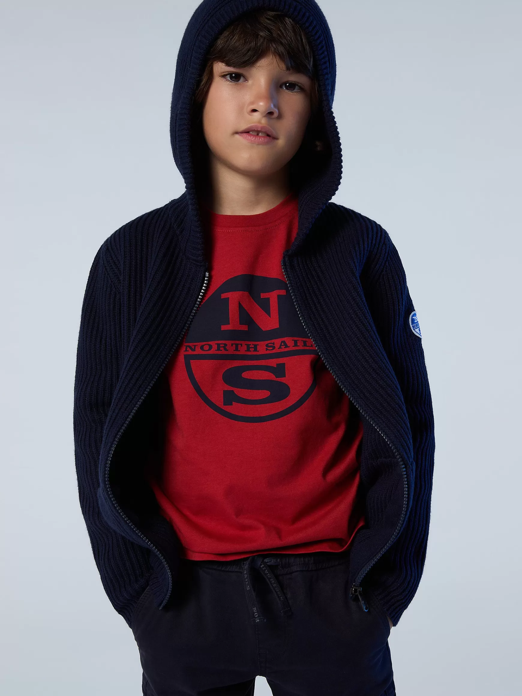 North Sails Cardigan con cappuccio e zip> Outlet | Maglioni E Cardigan