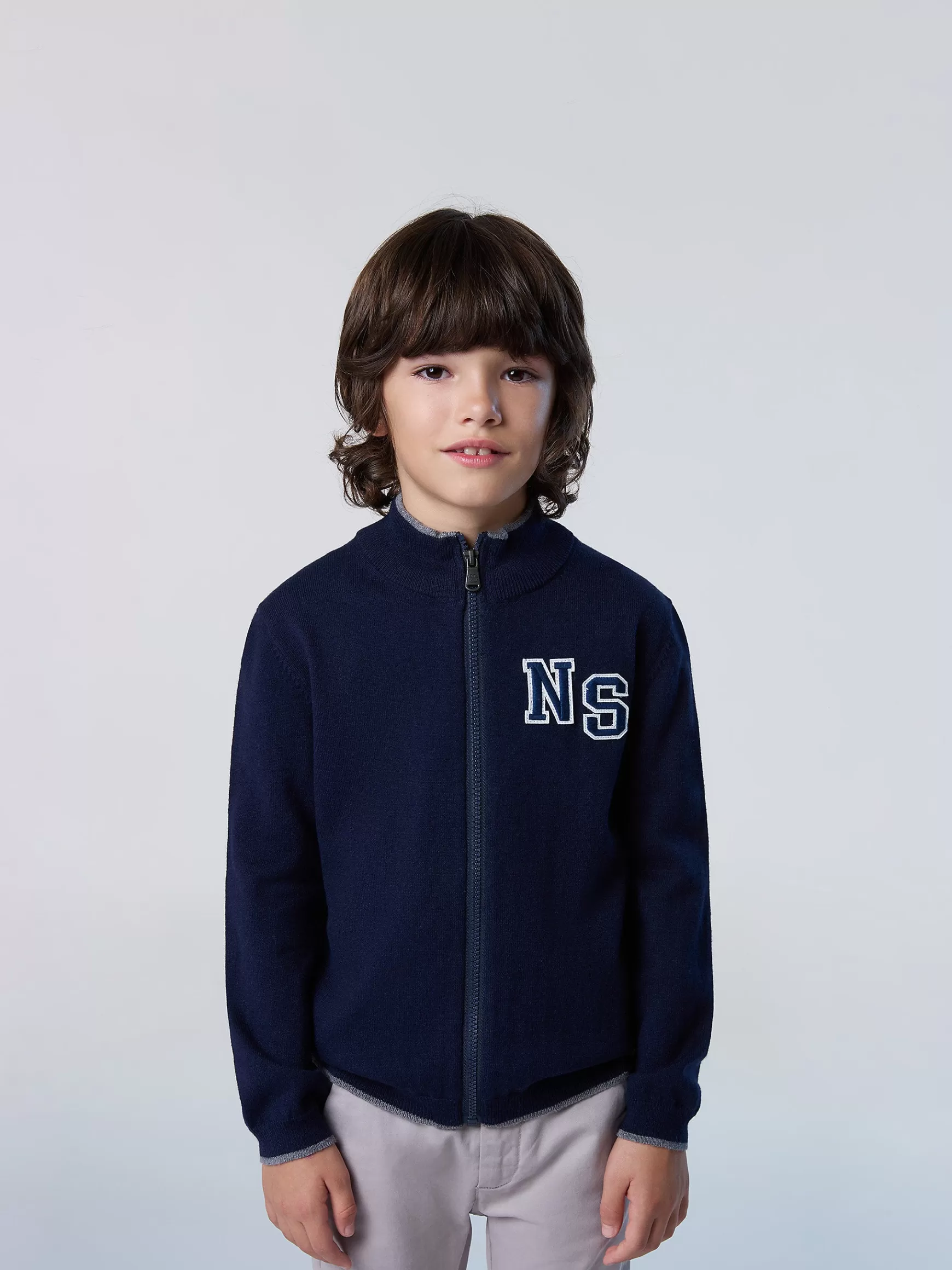 North Sails Cardigan con patch NS> Outlet | Maglioni E Cardigan