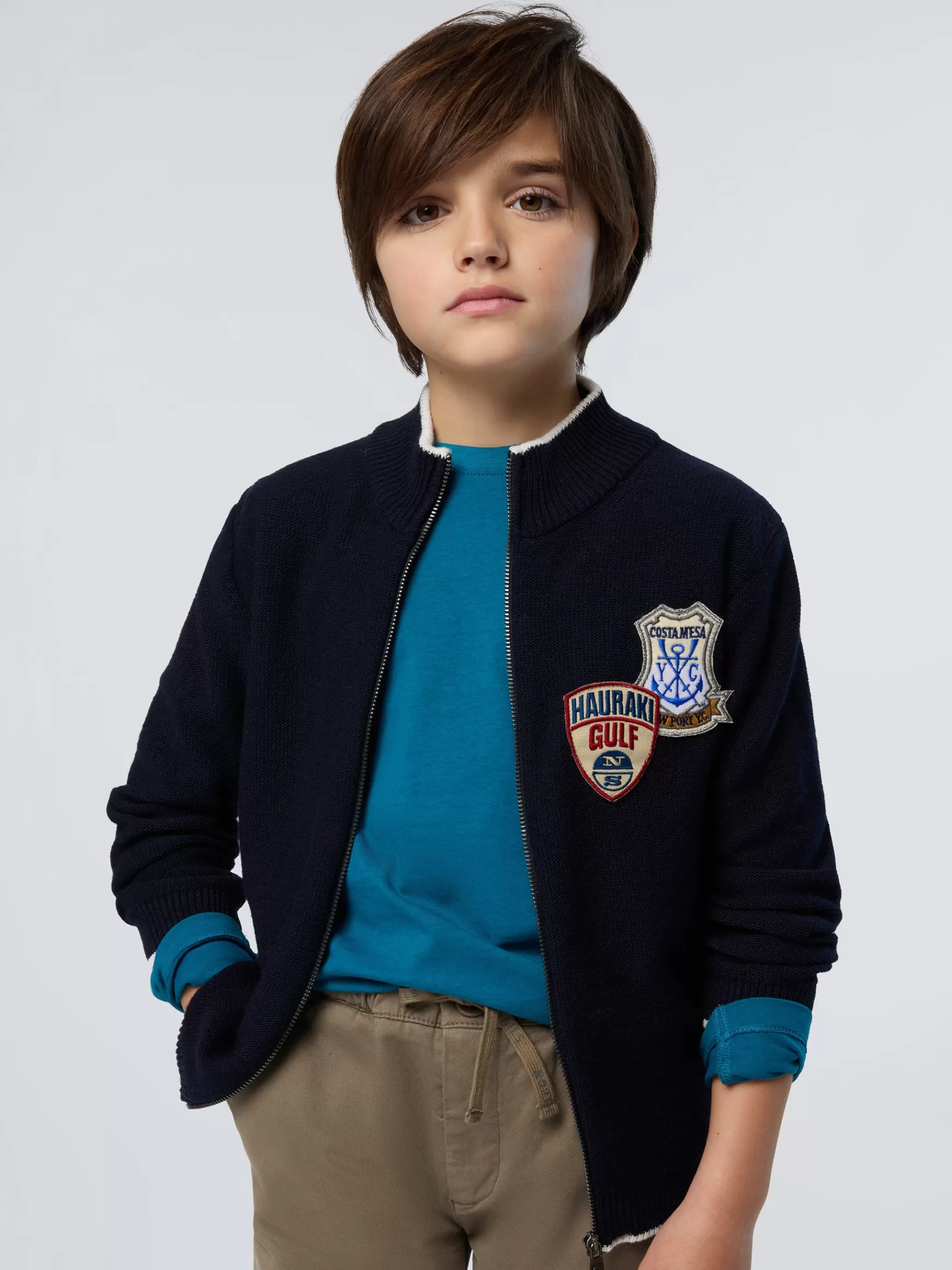 North Sails Cardigan con zip> Maglioni E Cardigan