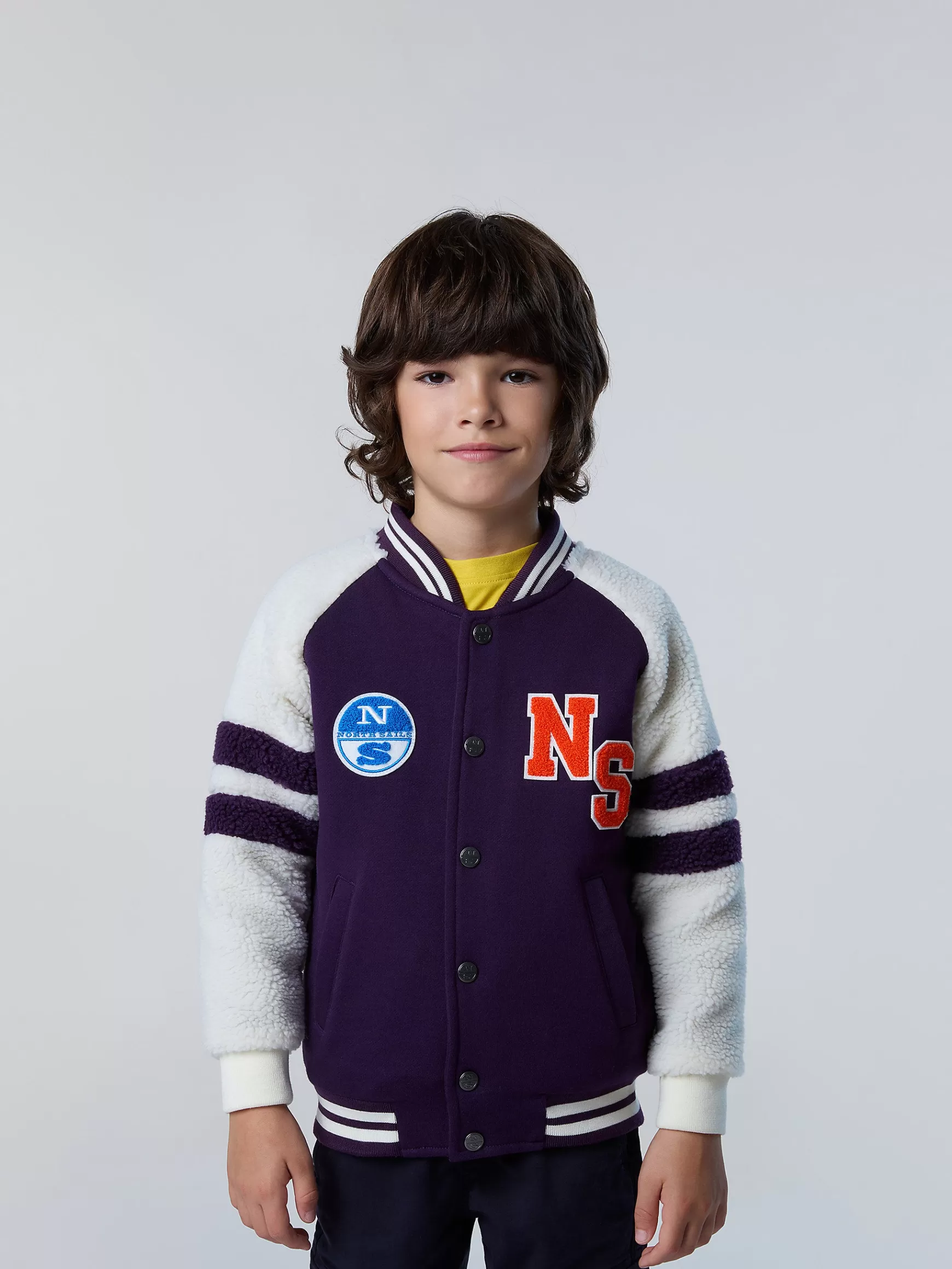 North Sails Felpa bomber stile college> Outlet