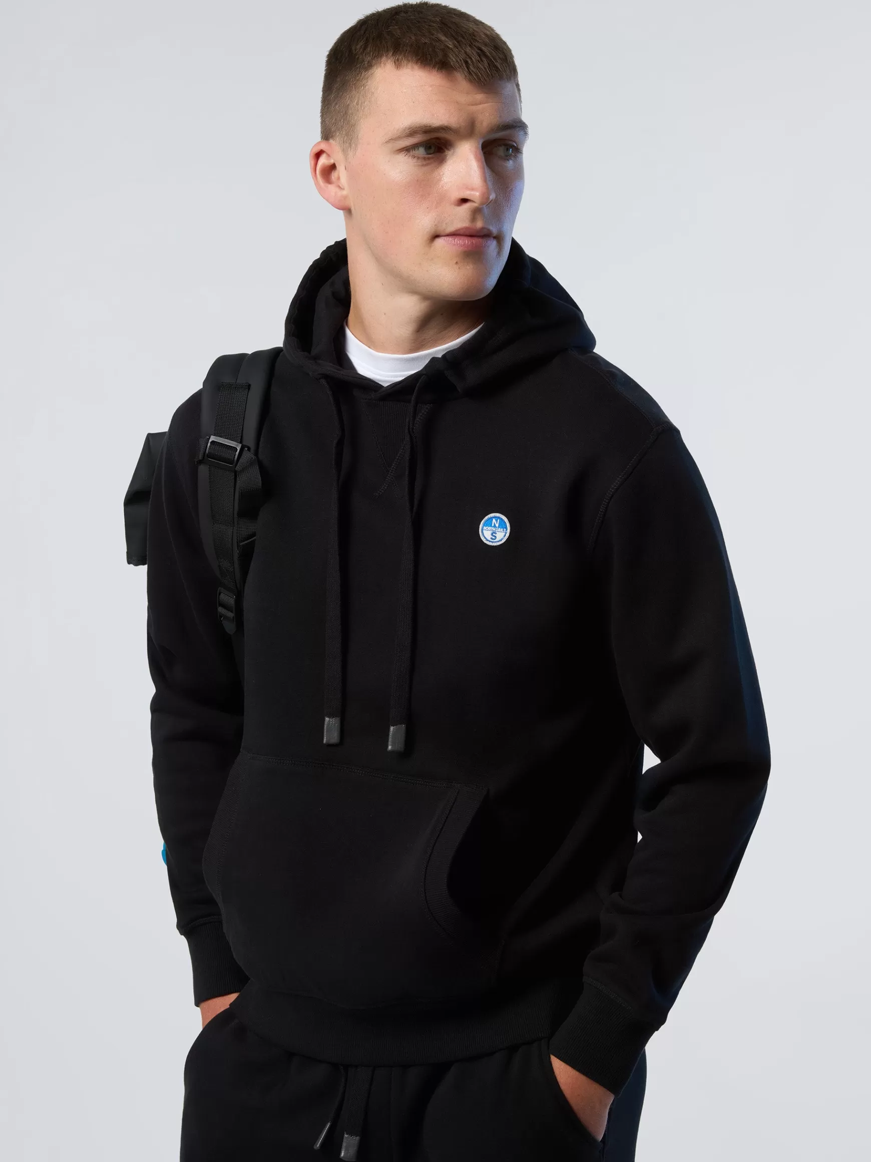North Sails Felpa con cappuccio e logo>Uomo Felpe