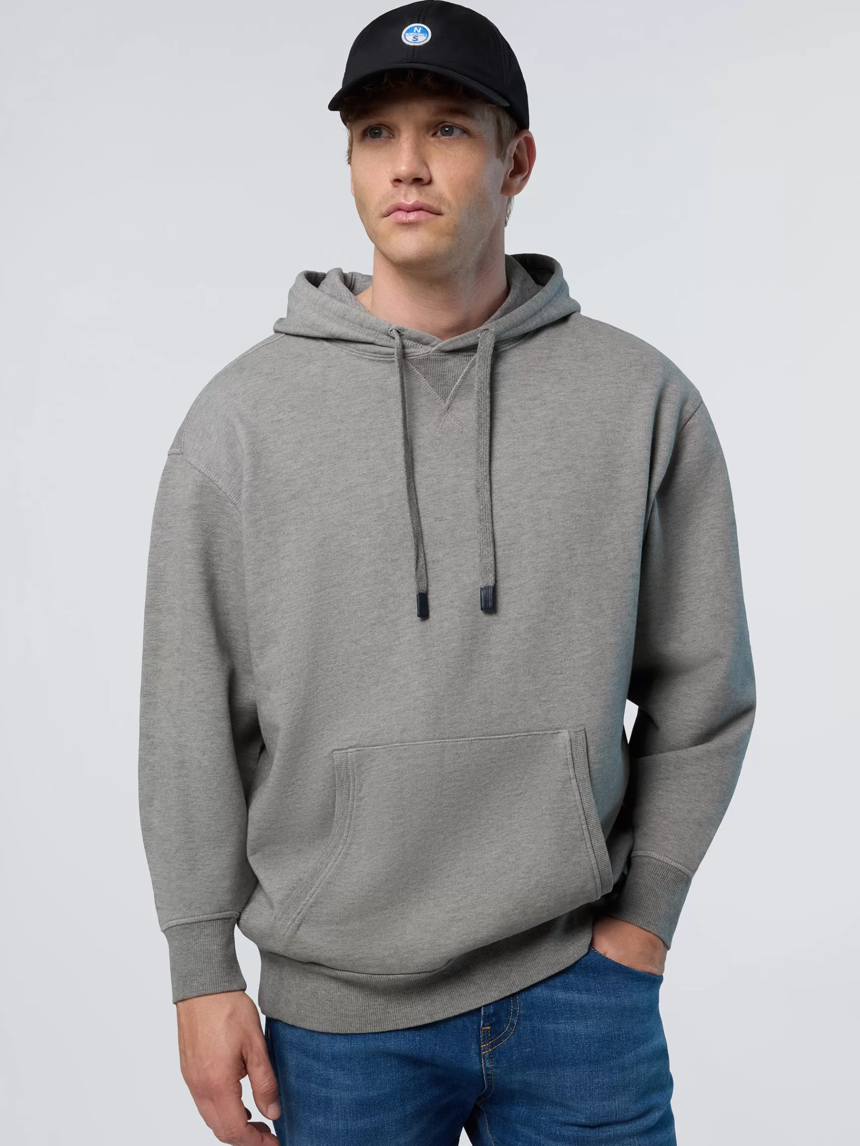 North Sails Felpa con cappuccio e logo>Uomo Felpe