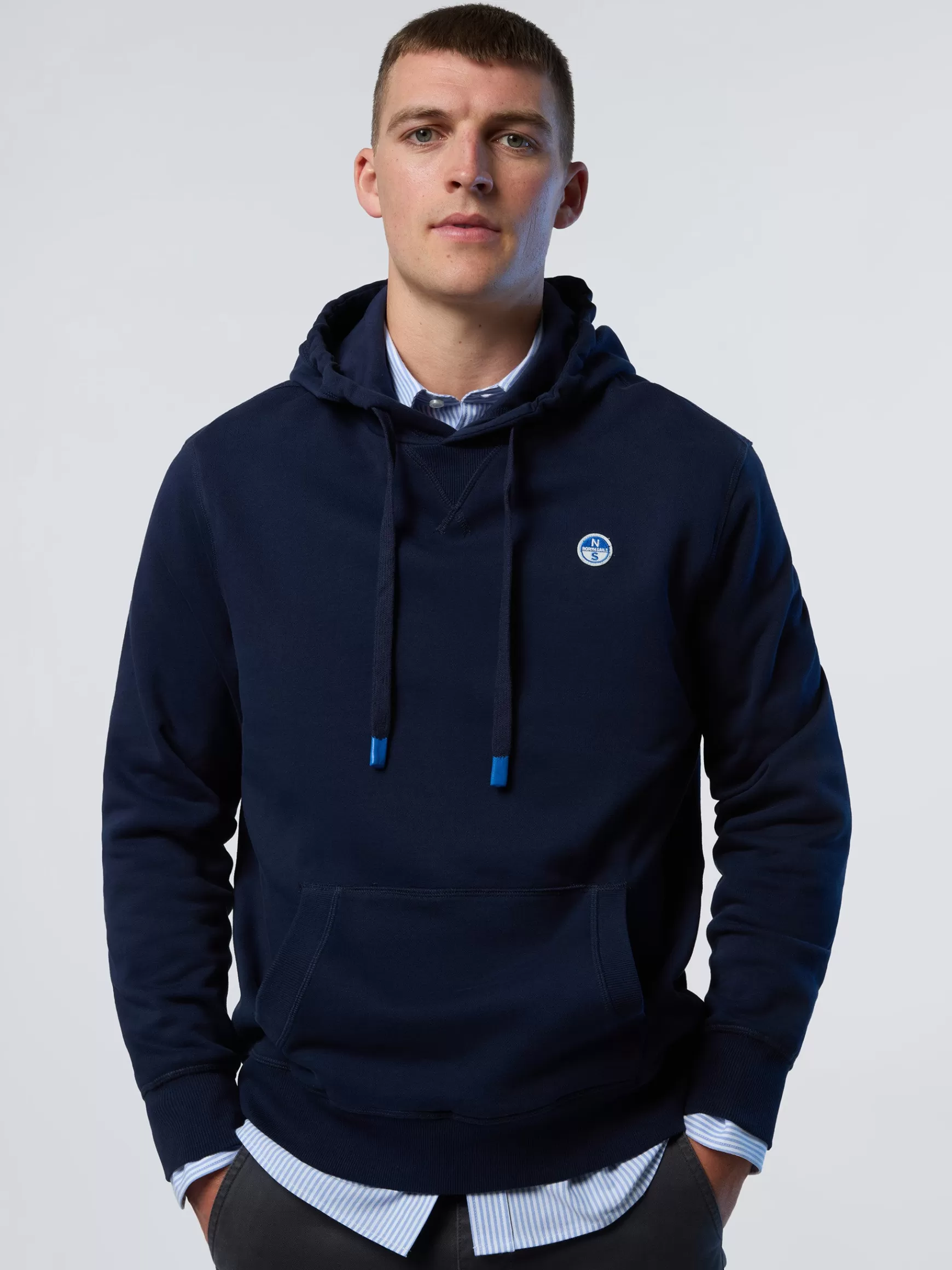 North Sails Felpa con cappuccio e logo>Uomo Felpe