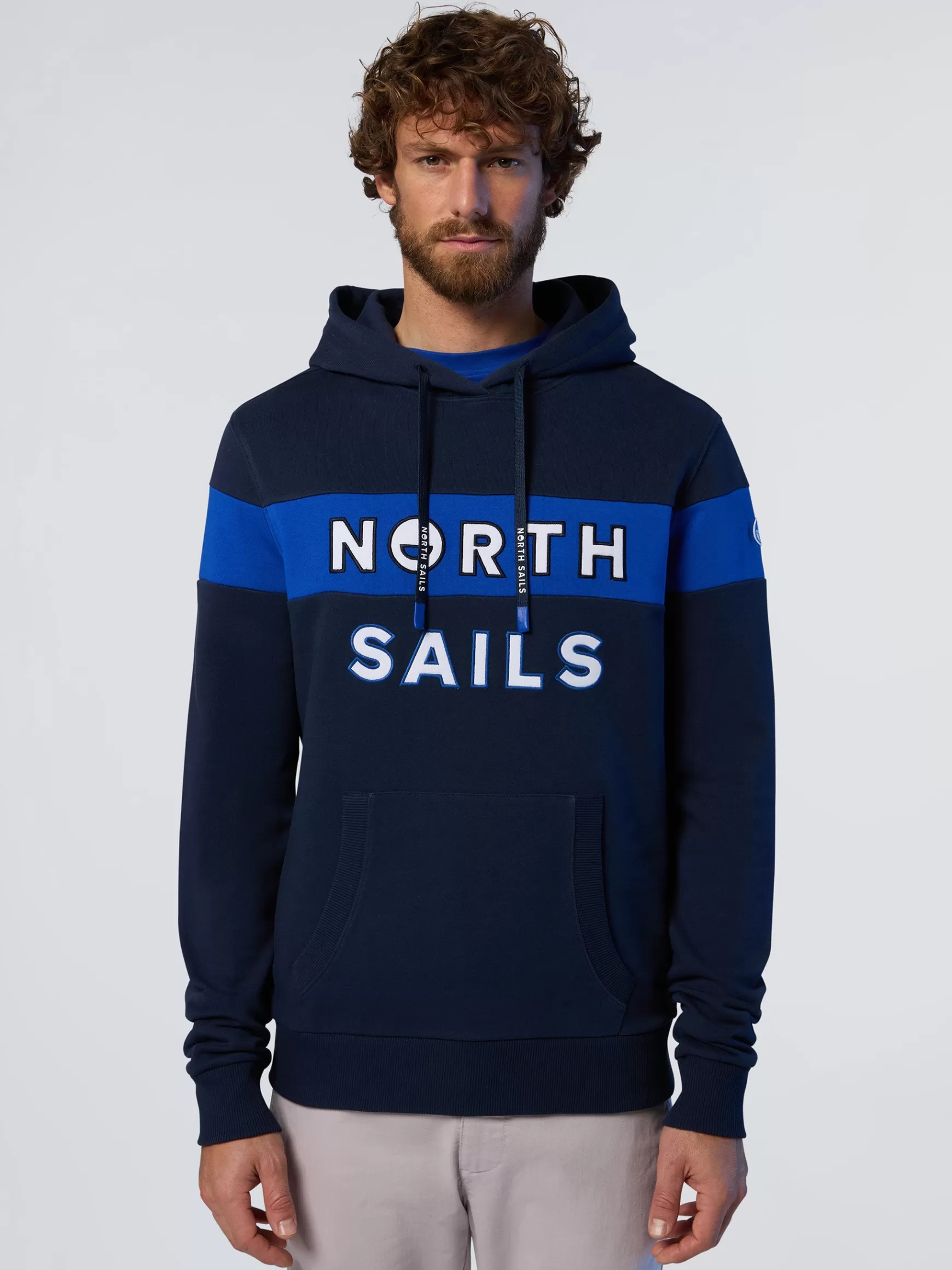 North Sails Felpa con cappuccio e patch>Uomo Outlet | Felpe