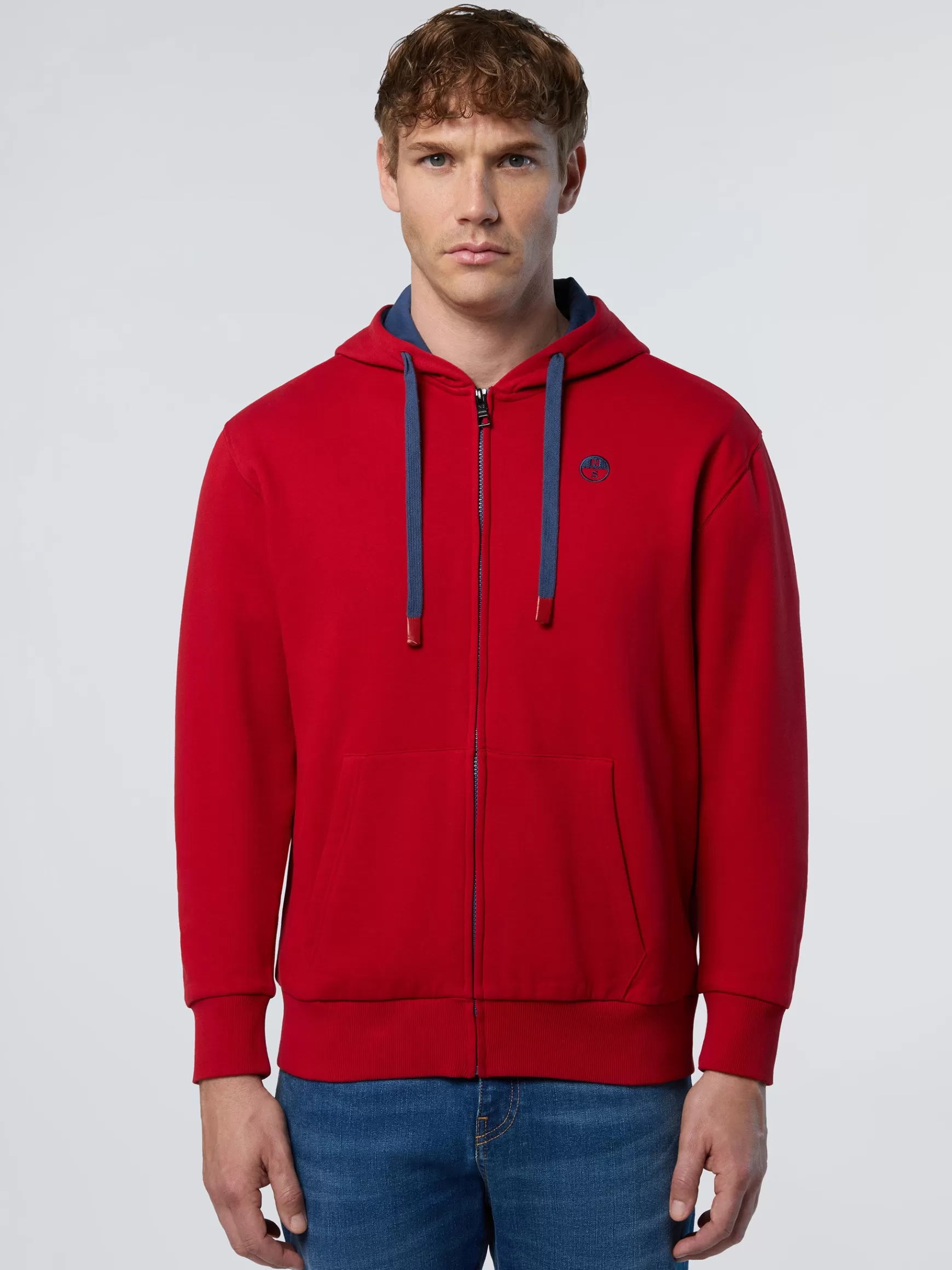 North Sails Felpa con cappuccio e ricamo>Uomo Felpe