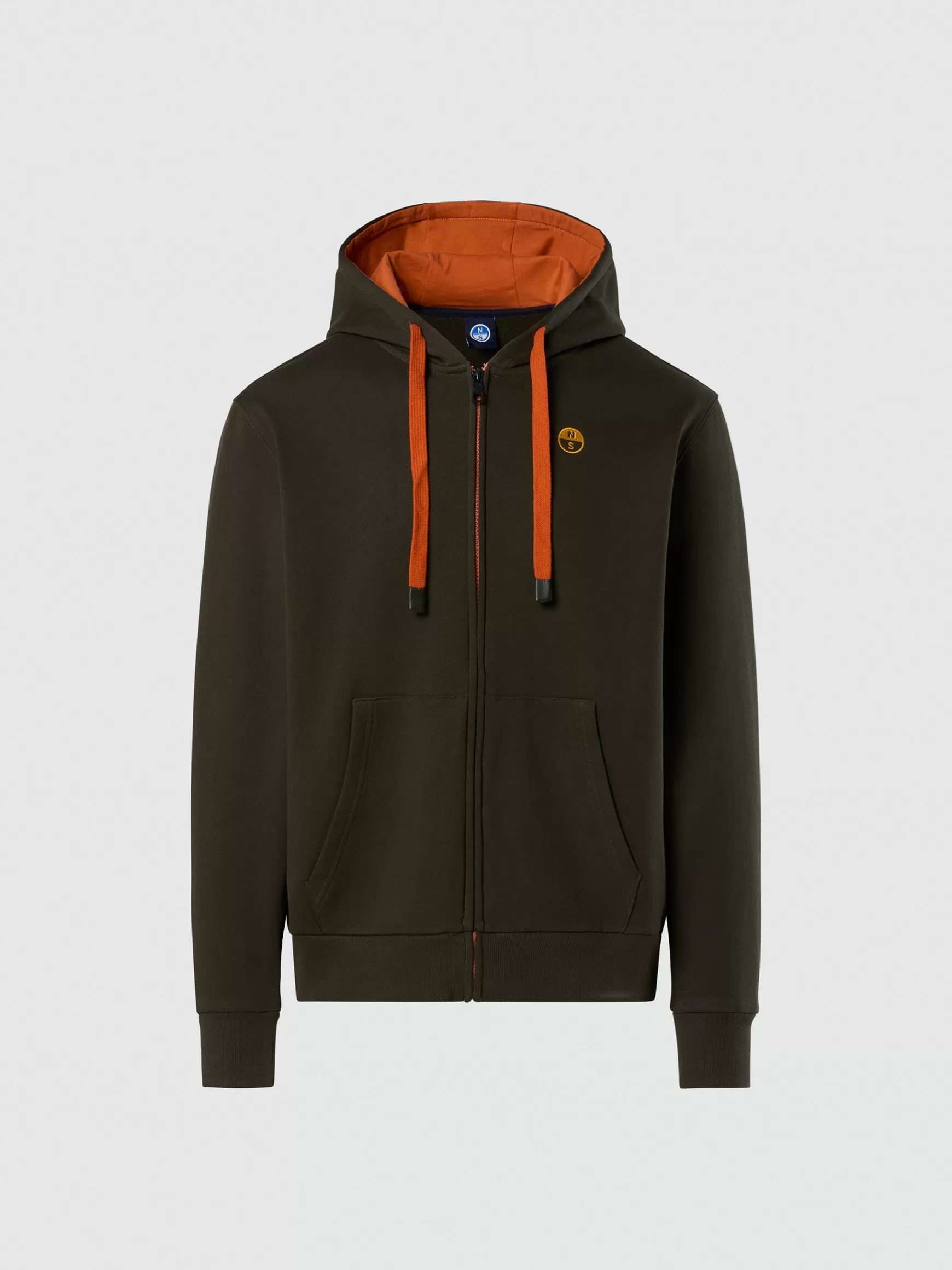 North Sails Felpa con cappuccio e ricamo>Uomo Felpe