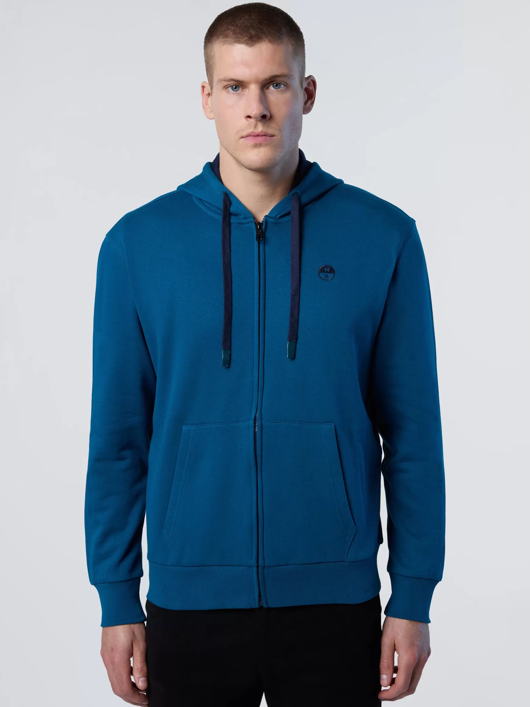 North Sails Felpa con cappuccio e ricamo>Uomo Felpe