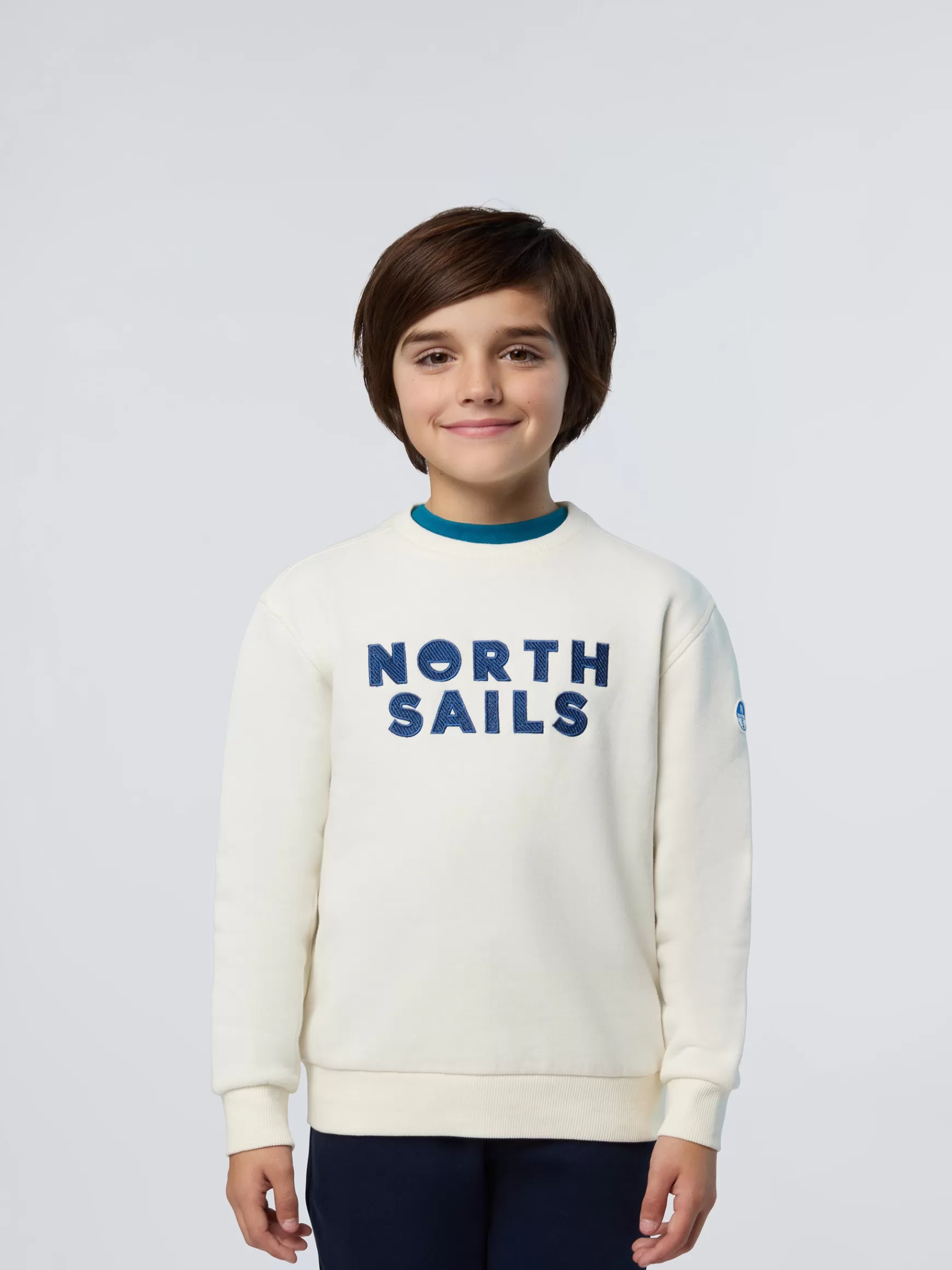 North Sails Felpa con cappuccio e ricamo> Felpe