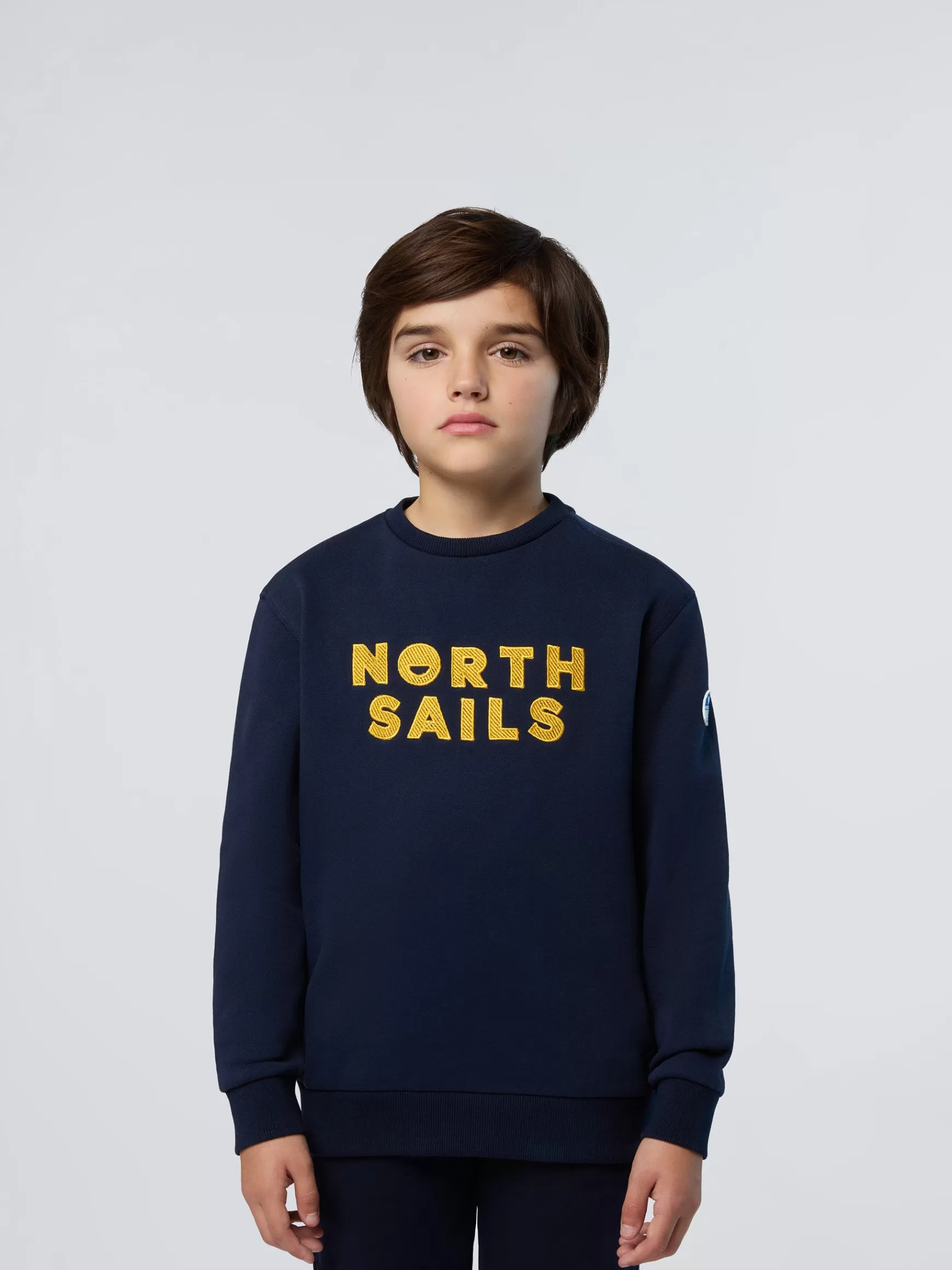 North Sails Felpa con cappuccio e ricamo> Felpe