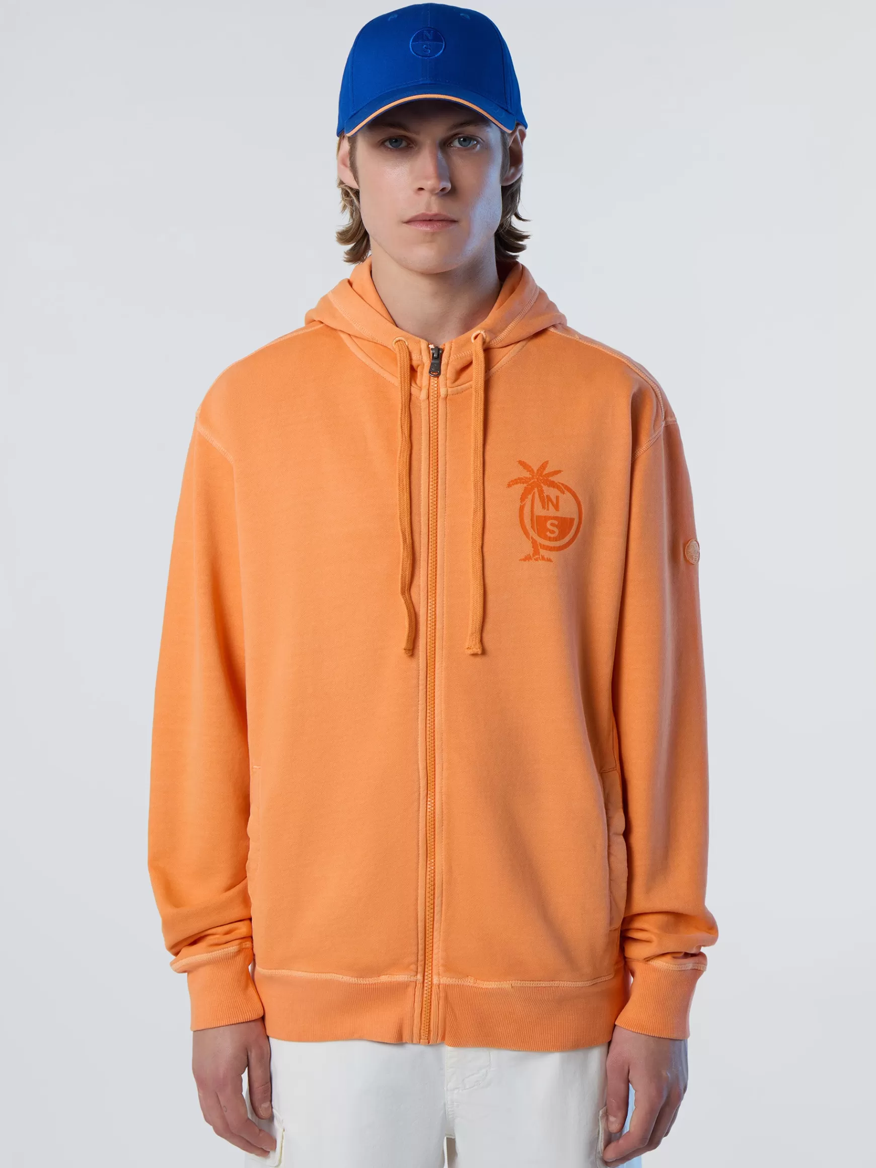 North Sails Felpa con cappuccio e stampa>Uomo Outlet | Felpe