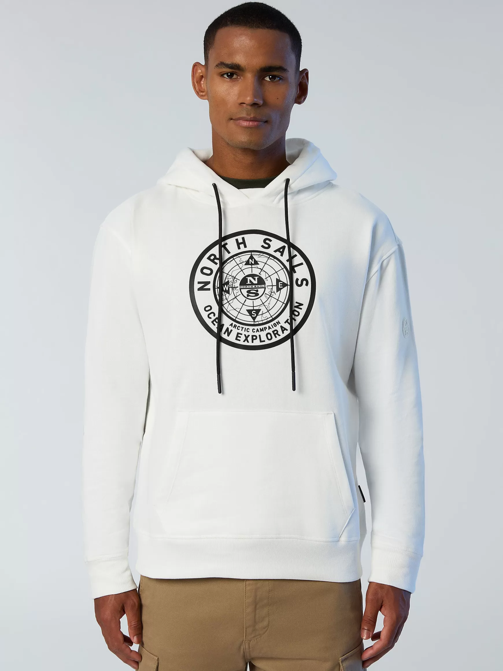 North Sails Felpa con cappuccio e stampa>Uomo Outlet | Felpe