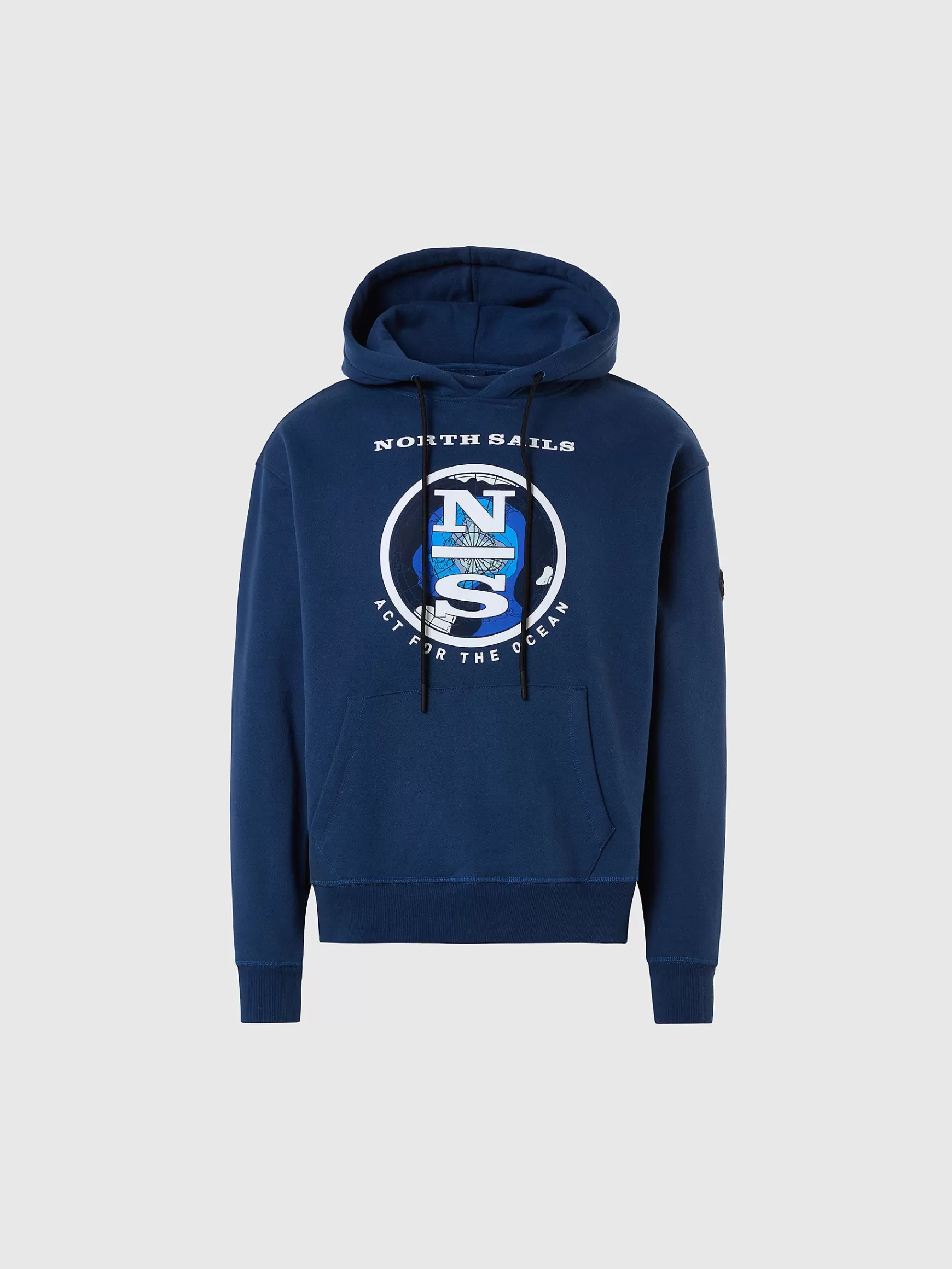 North Sails Felpa con cappuccio e stampa>Uomo Outlet | Felpe