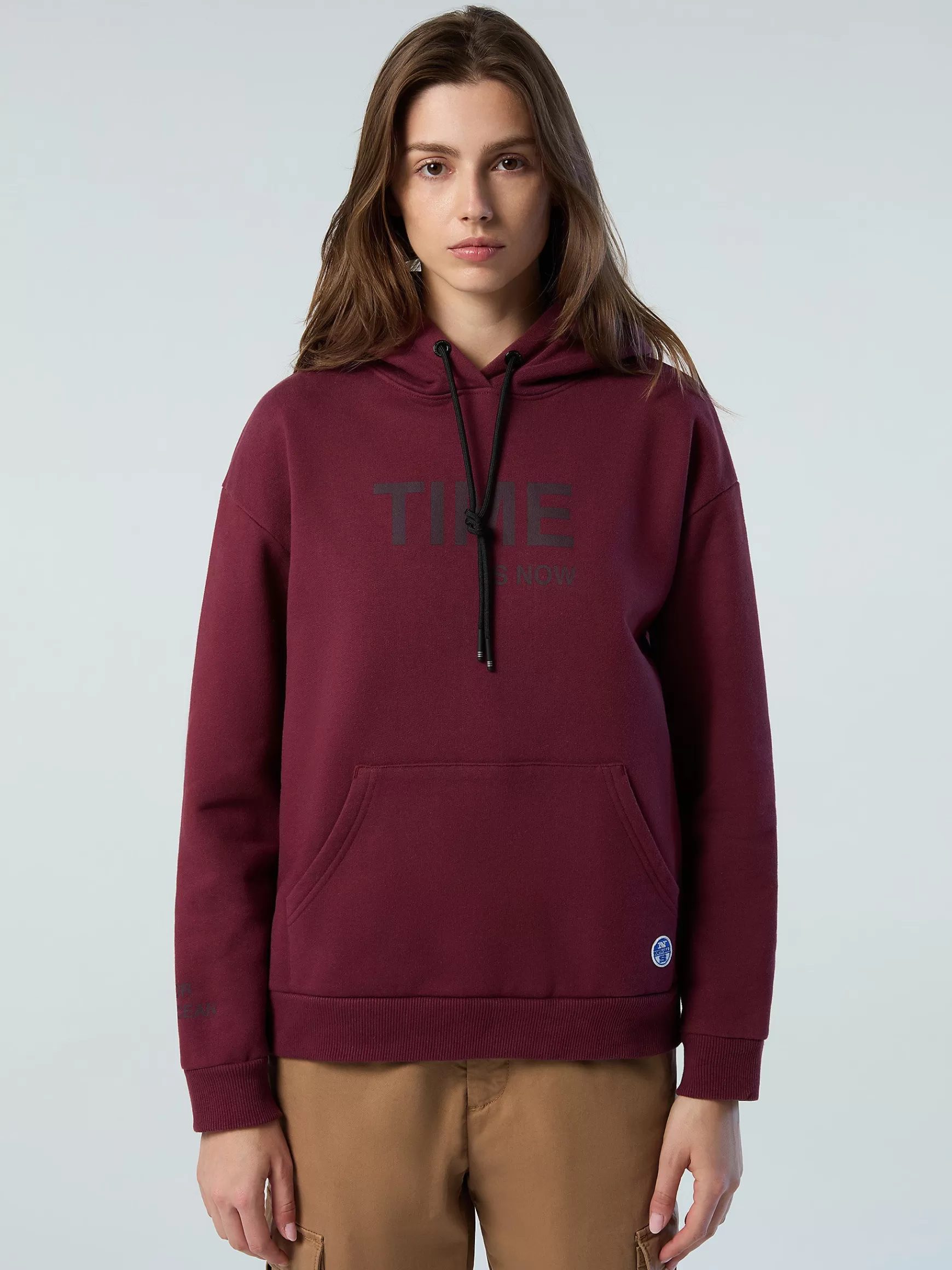 North Sails Felpa con cappuccio e stampa>Donna Outlet | Felpe