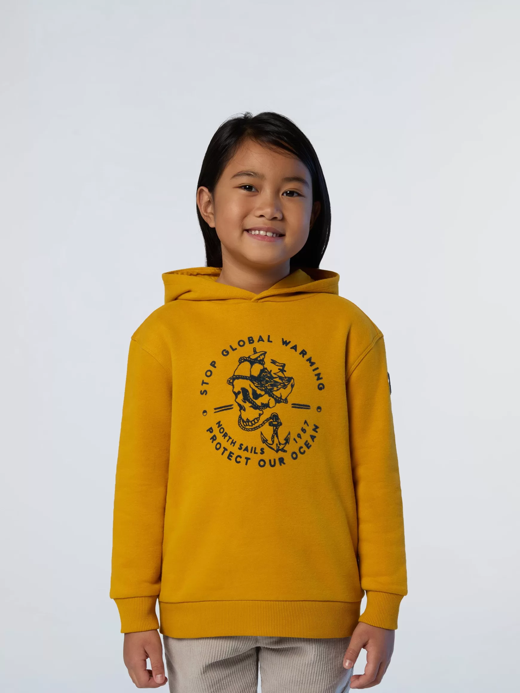 North Sails Felpa con cappuccio e stampa> Felpe
