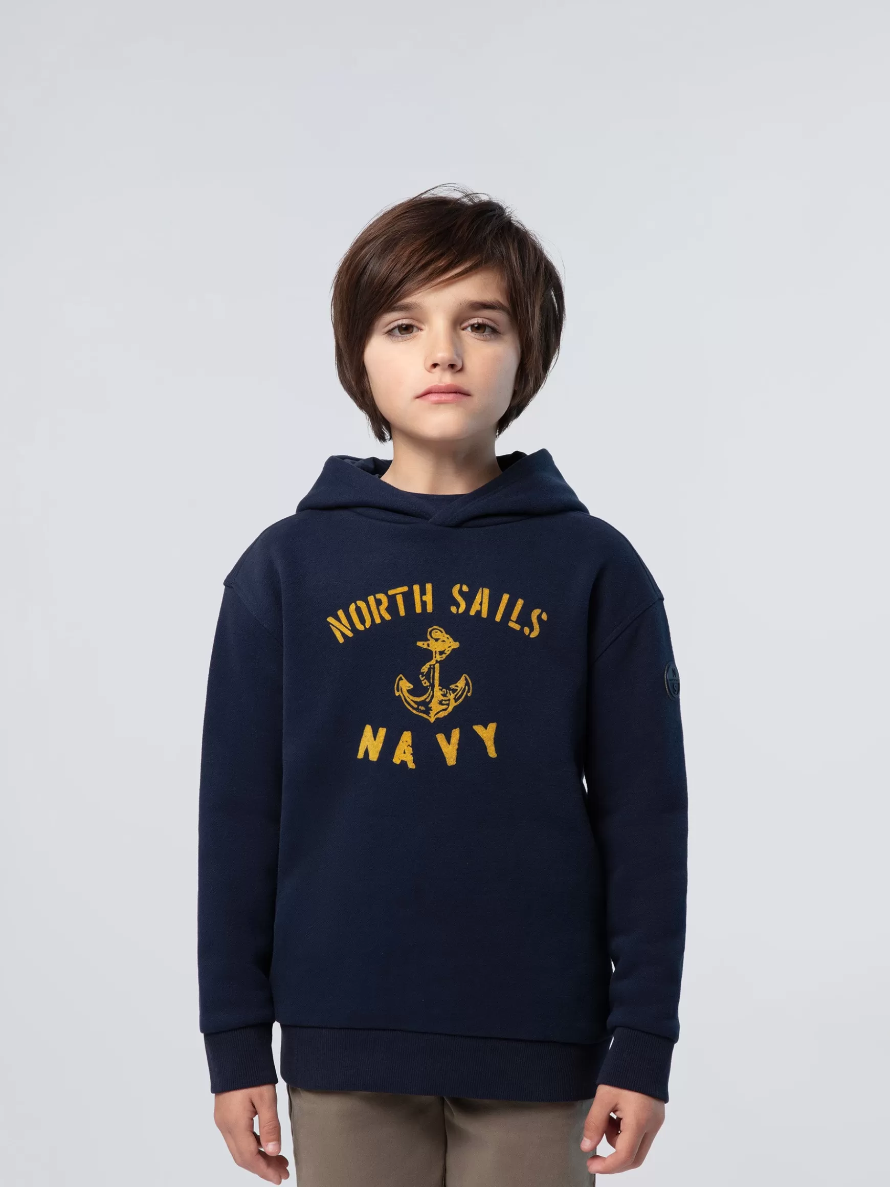 North Sails Felpa con cappuccio e stampa> Felpe