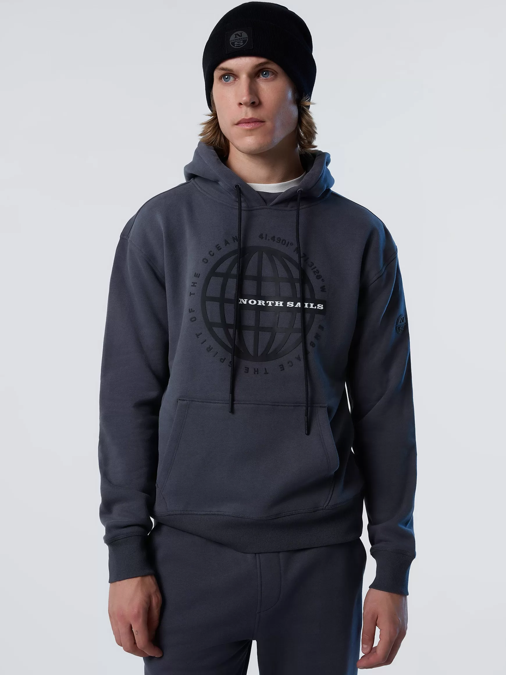 North Sails Felpa con cappuccio e stampa>Uomo Outlet | Felpe