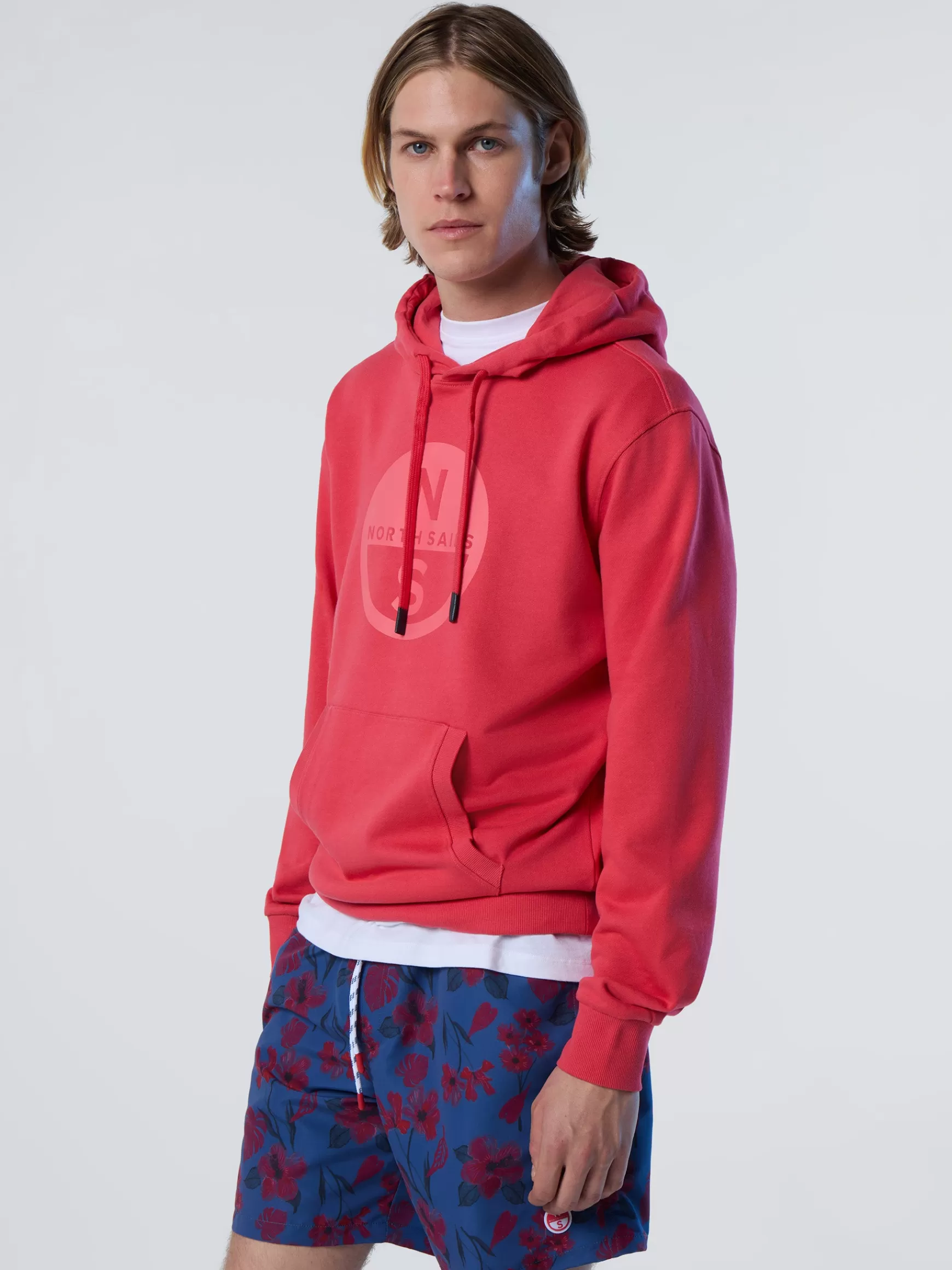 North Sails Felpa con cappuccio e stampa>Uomo Outlet | Felpe