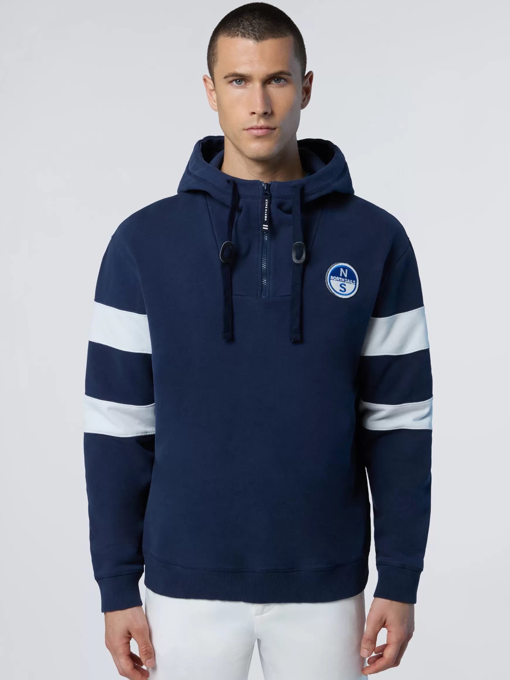 North Sails Felpa con cappuccio e zip>Uomo Felpe
